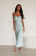 Florianne Satin Maxi Dress