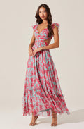 Primrose Floral Strappy Back Maxi Dress
