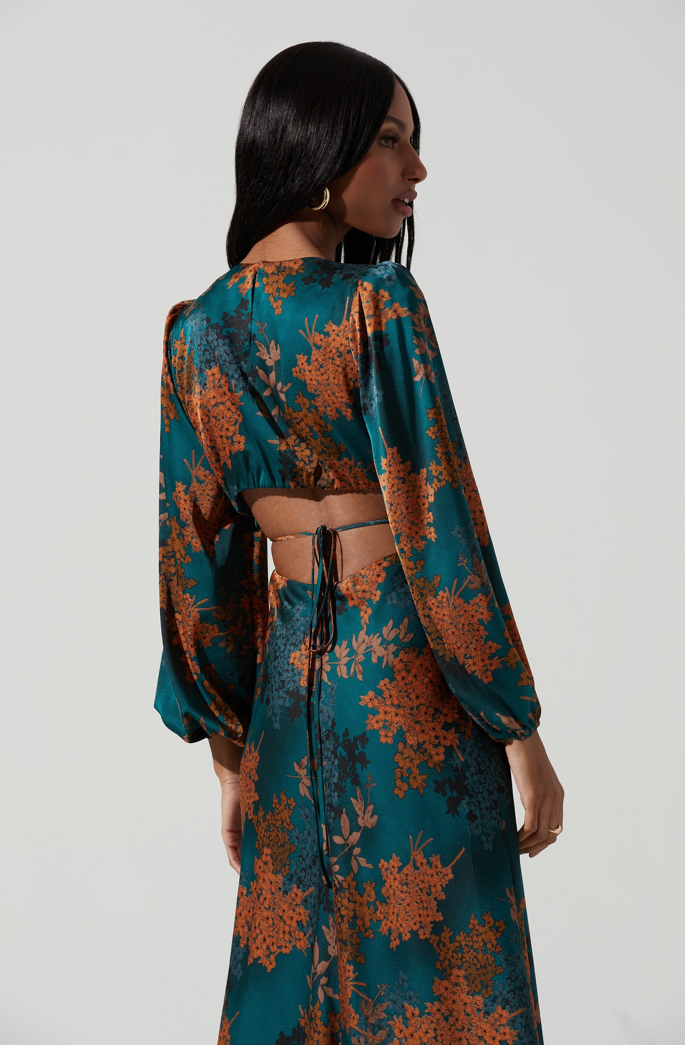 Quinn Floral Cutout Maxi Dress