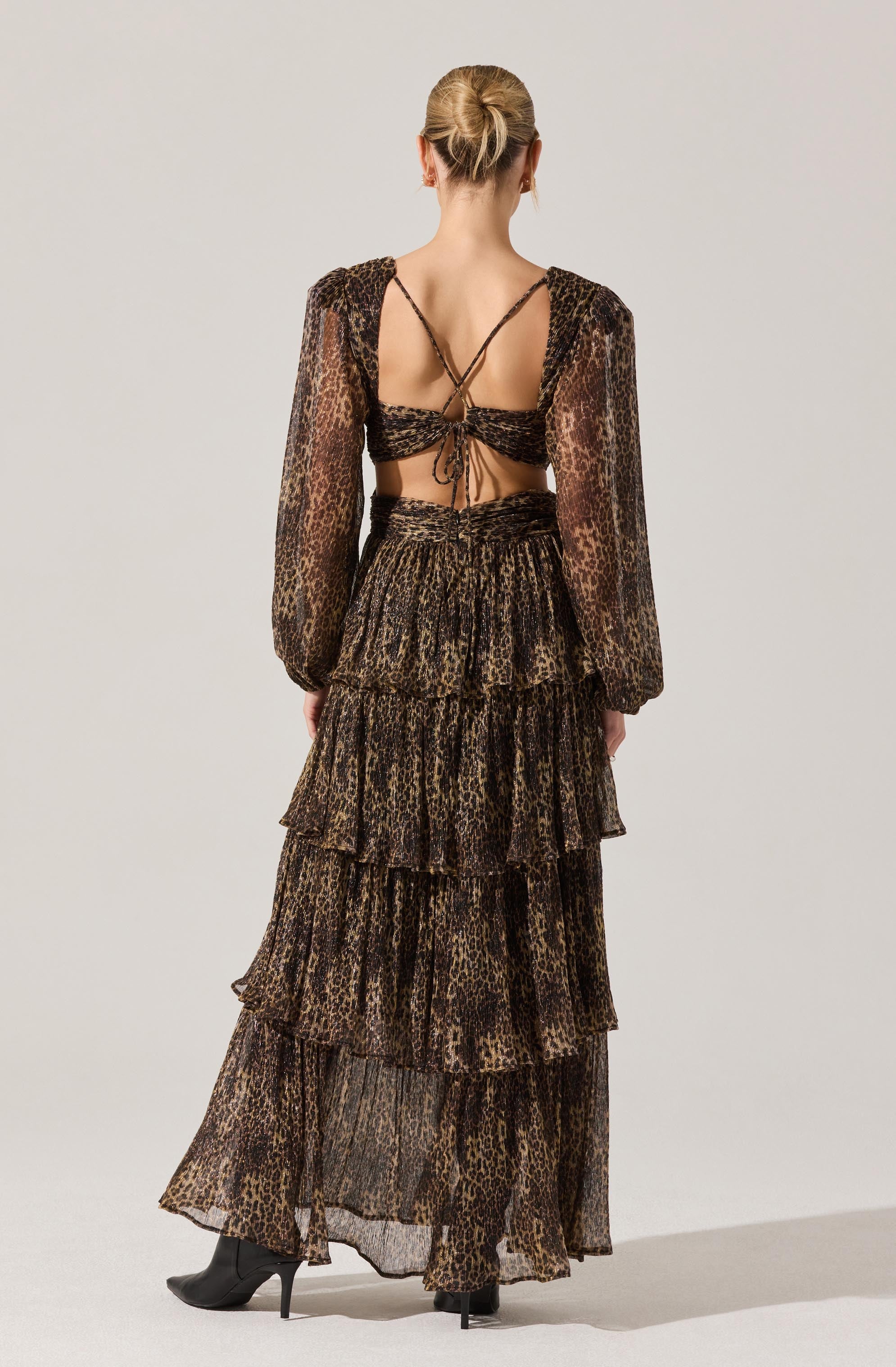 Anora Floral Tiered Maxi Dress