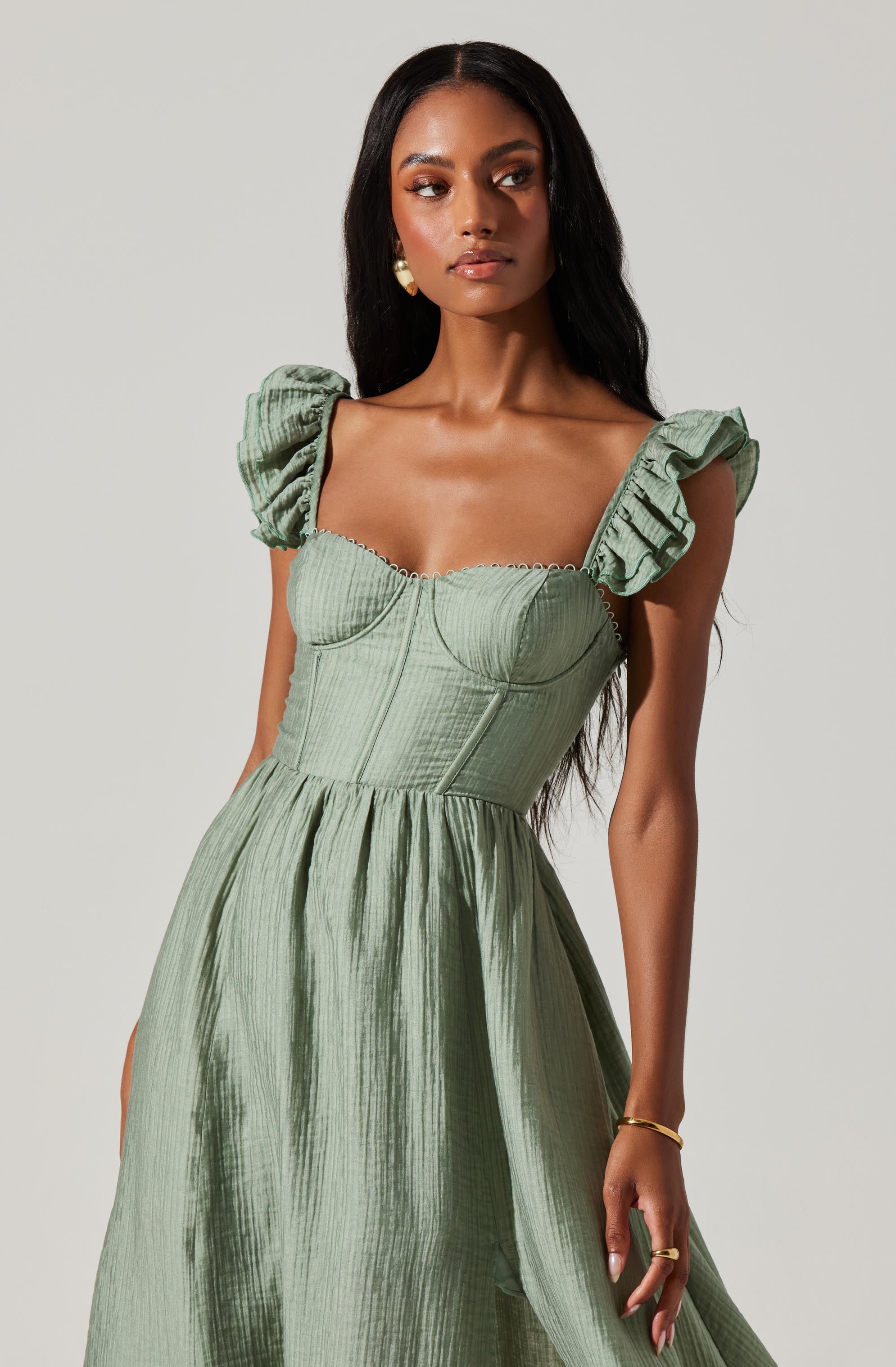 Wedelia Bustier Midi Dress