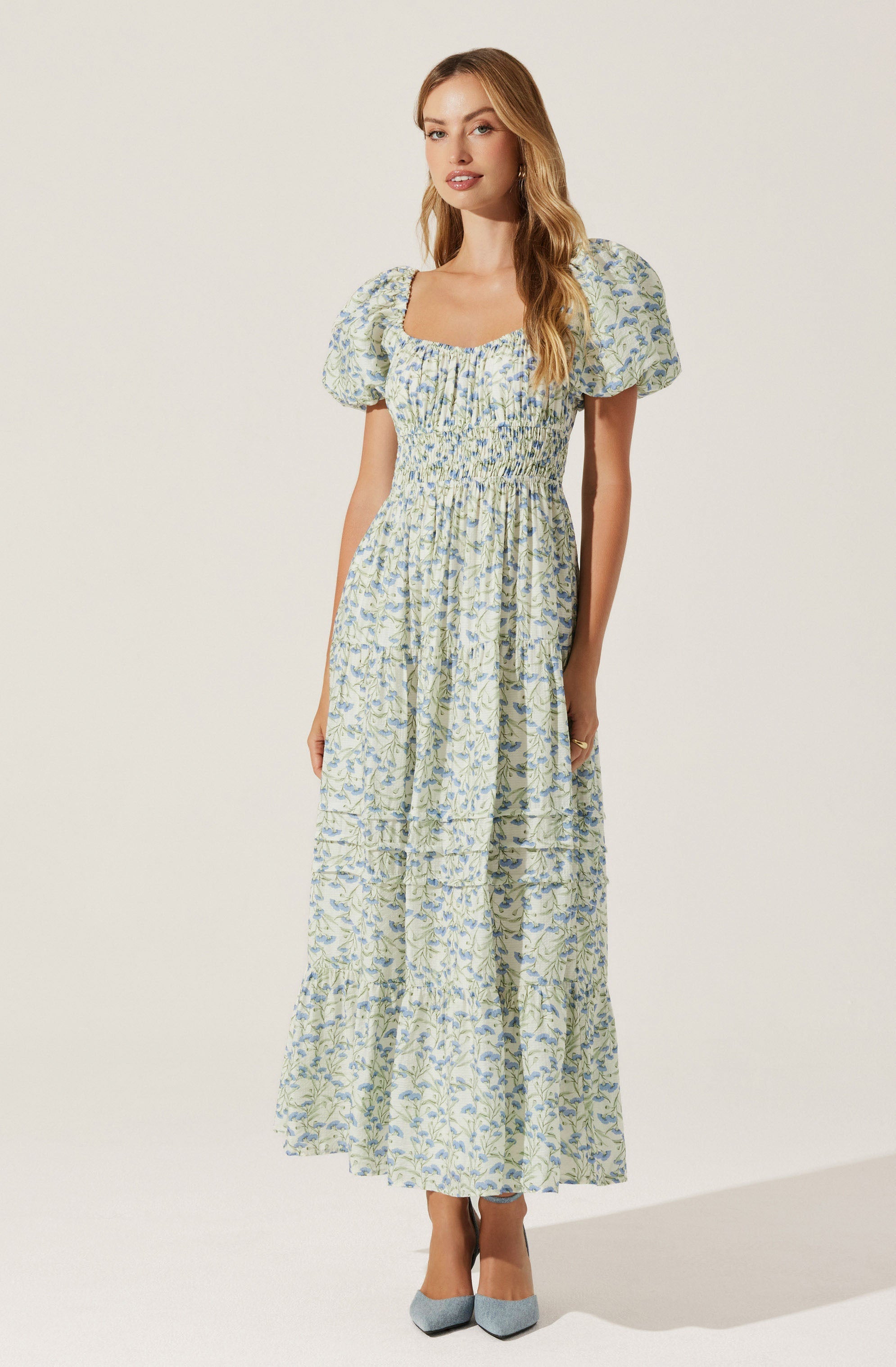 Florentina Floral Tiered Maxi Dress