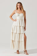 Tempany Tiered Bustier Maxi Dress