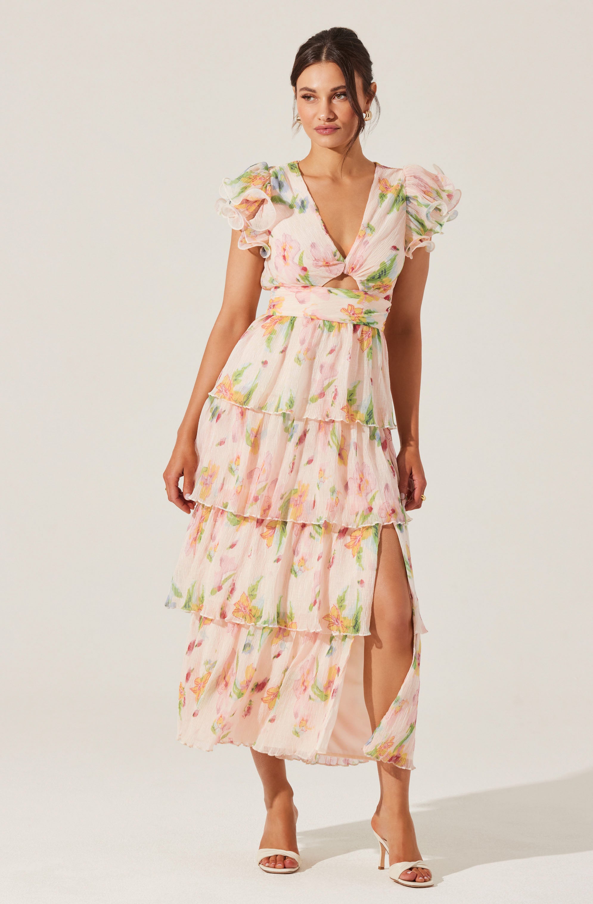 Emporia Floral Tiered Maxi Dress