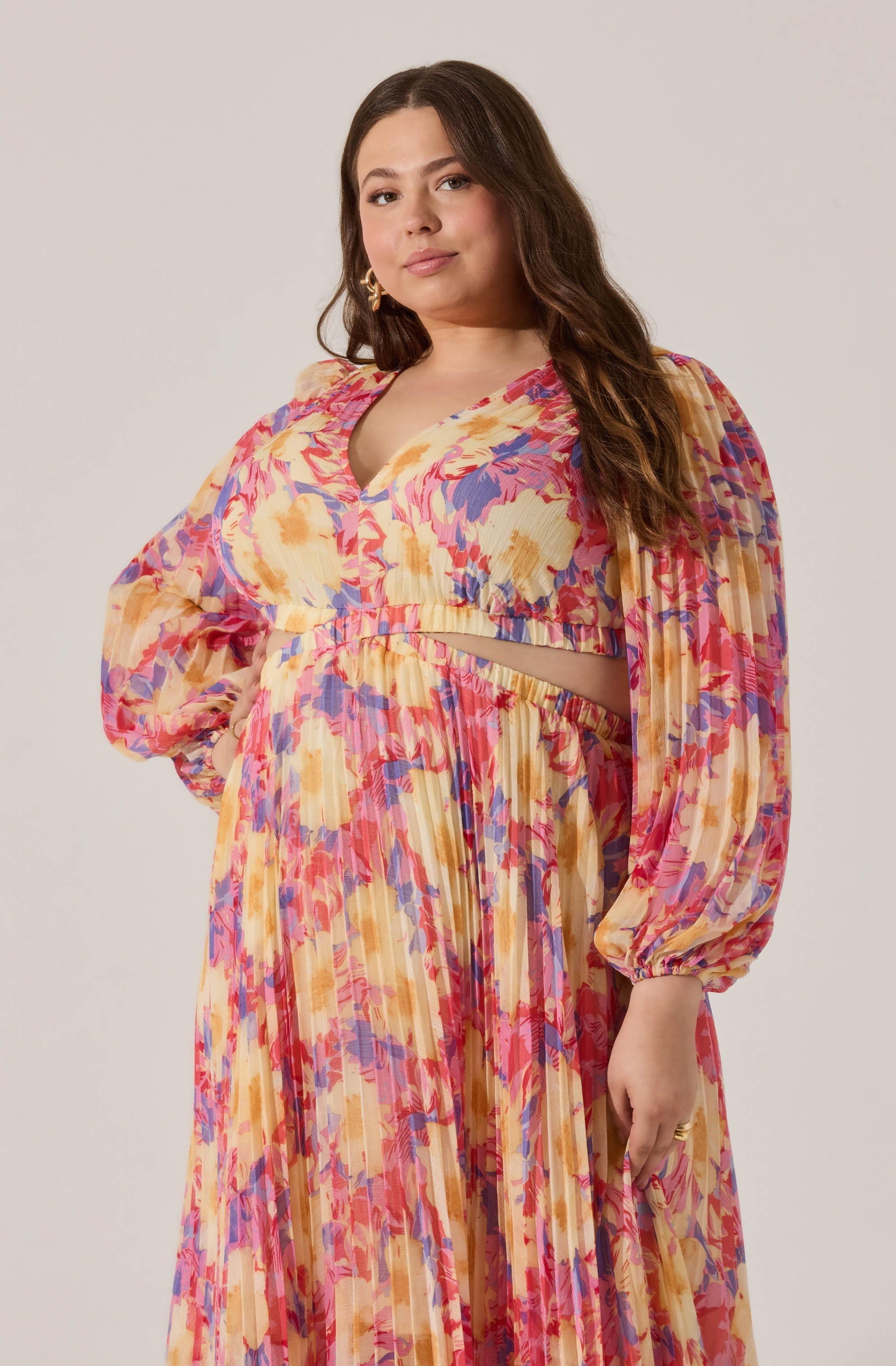 Revery Floral Long Sleeve Maxi Dress