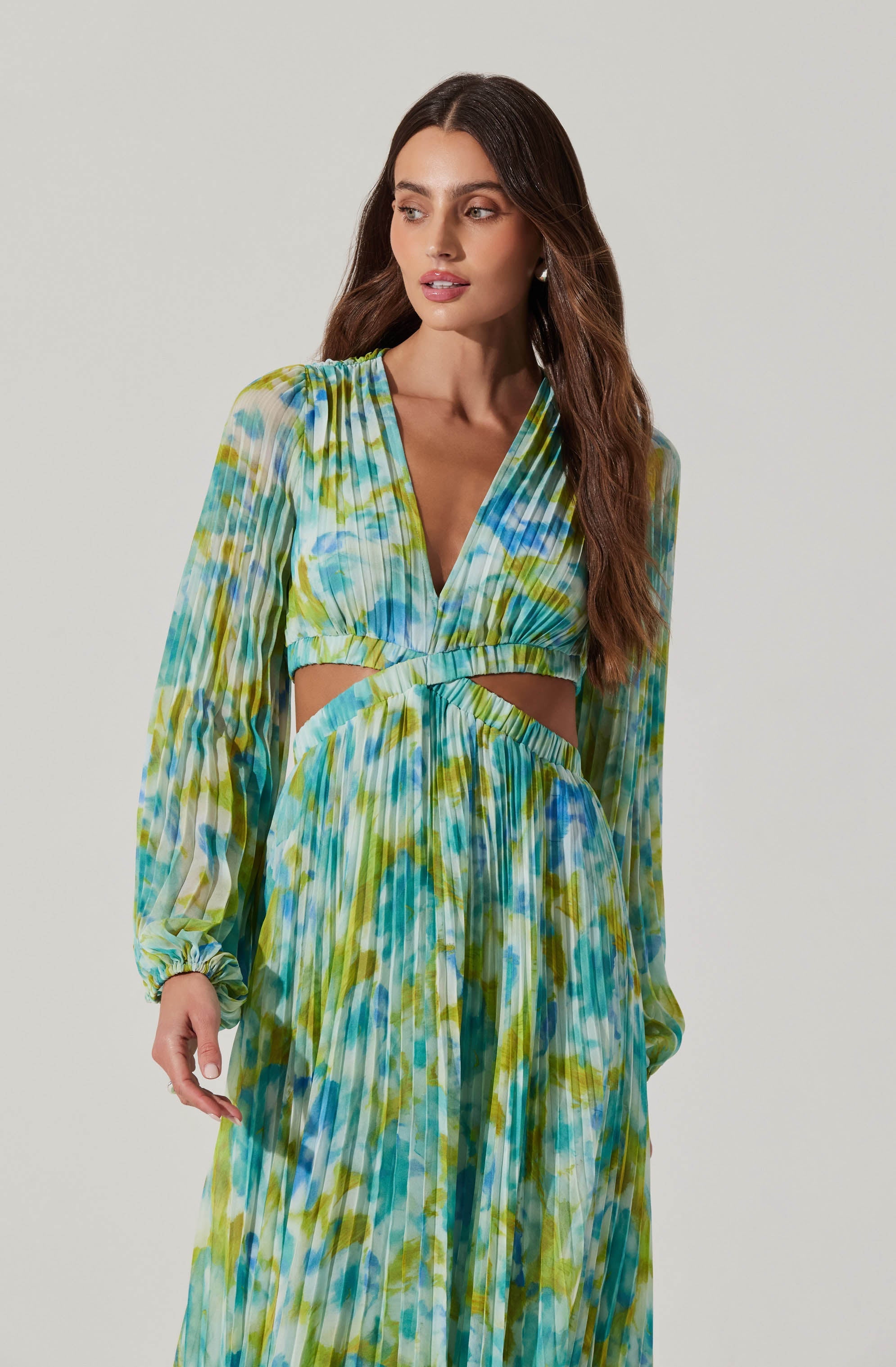 Revery Floral Long Sleeve Maxi Dress
