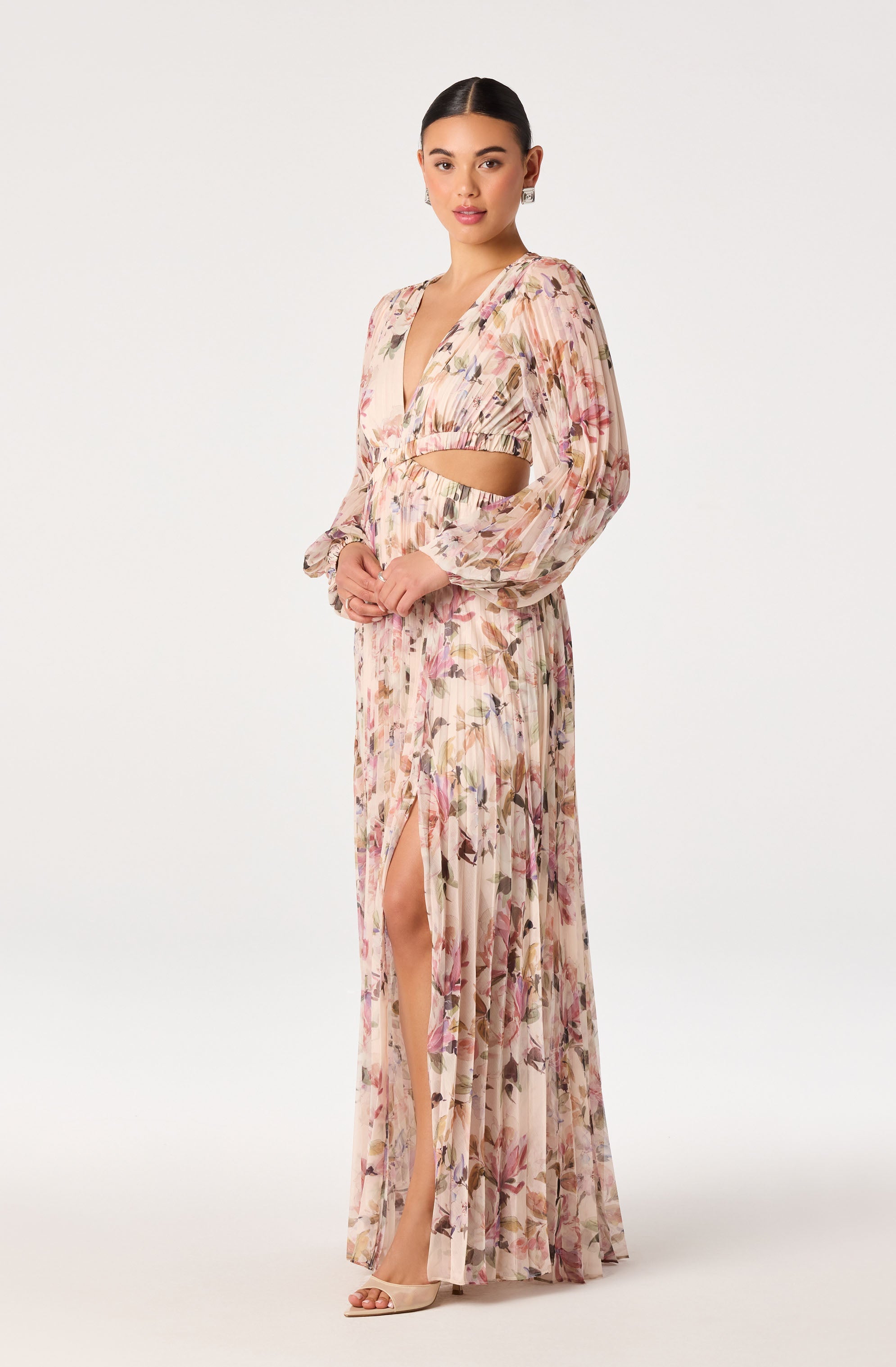 Revery Floral Long Sleeve Maxi Dress