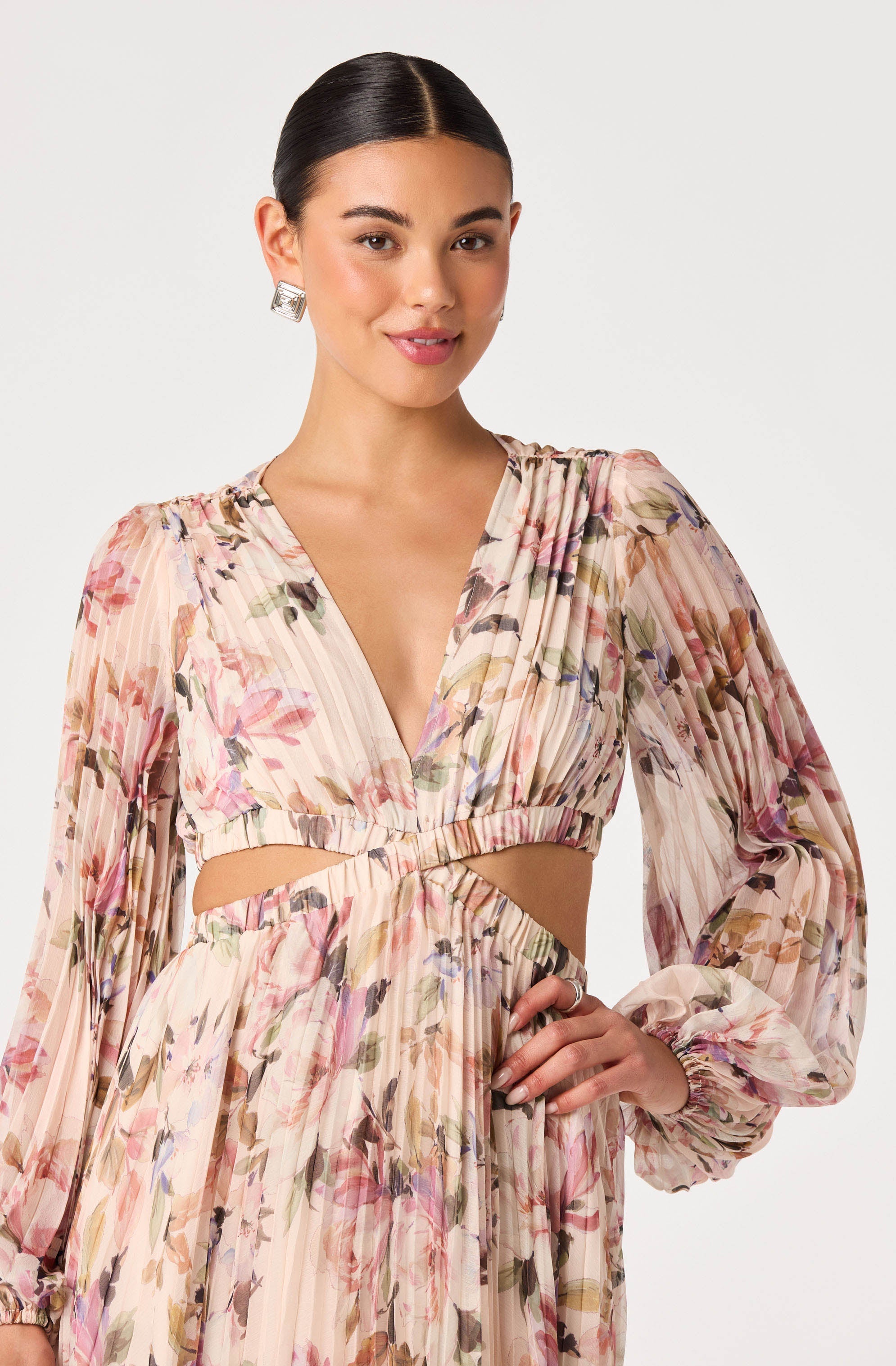 Revery Floral Long Sleeve Maxi Dress