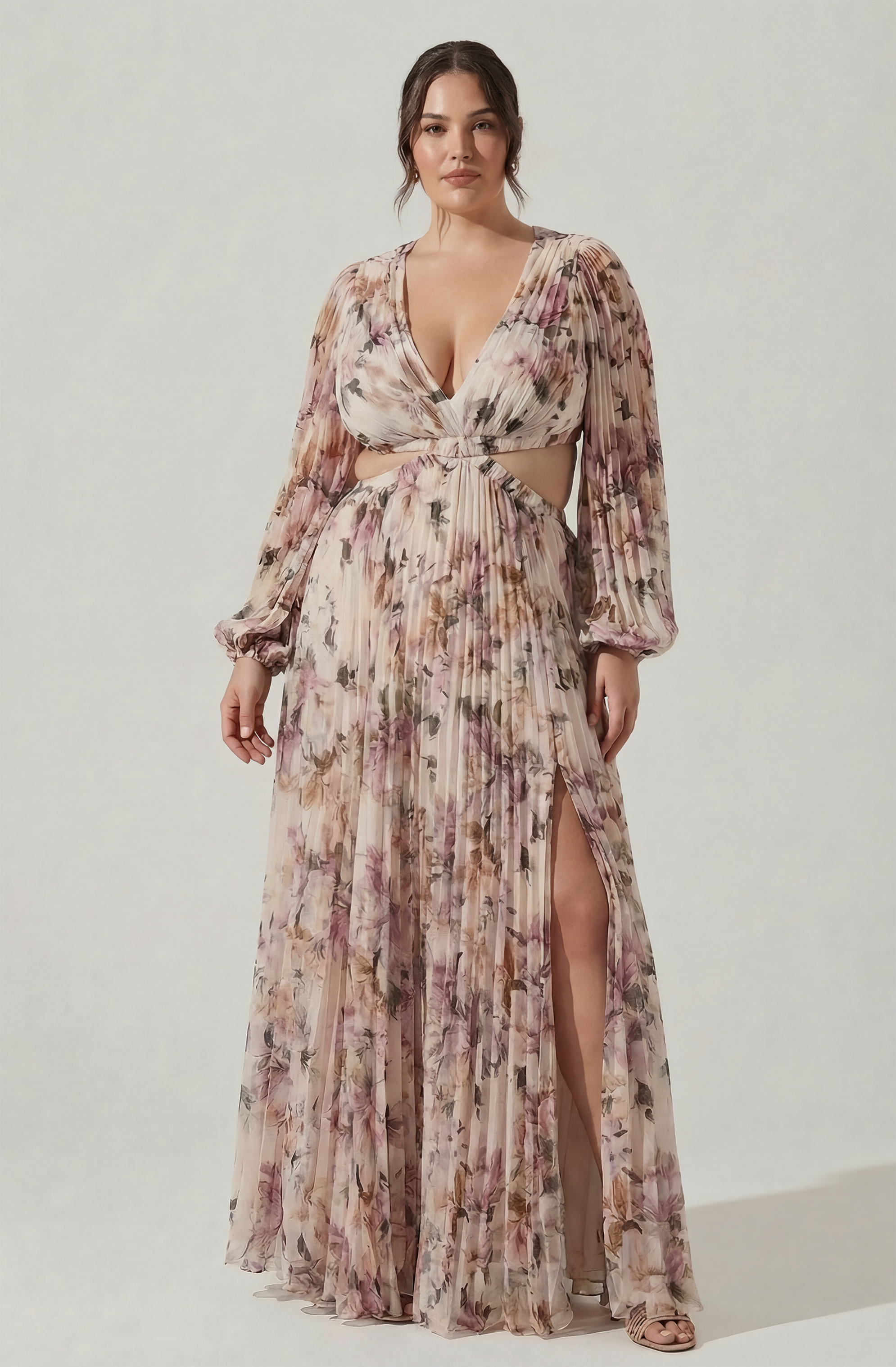 Revery Floral Long Sleeve Maxi Dress