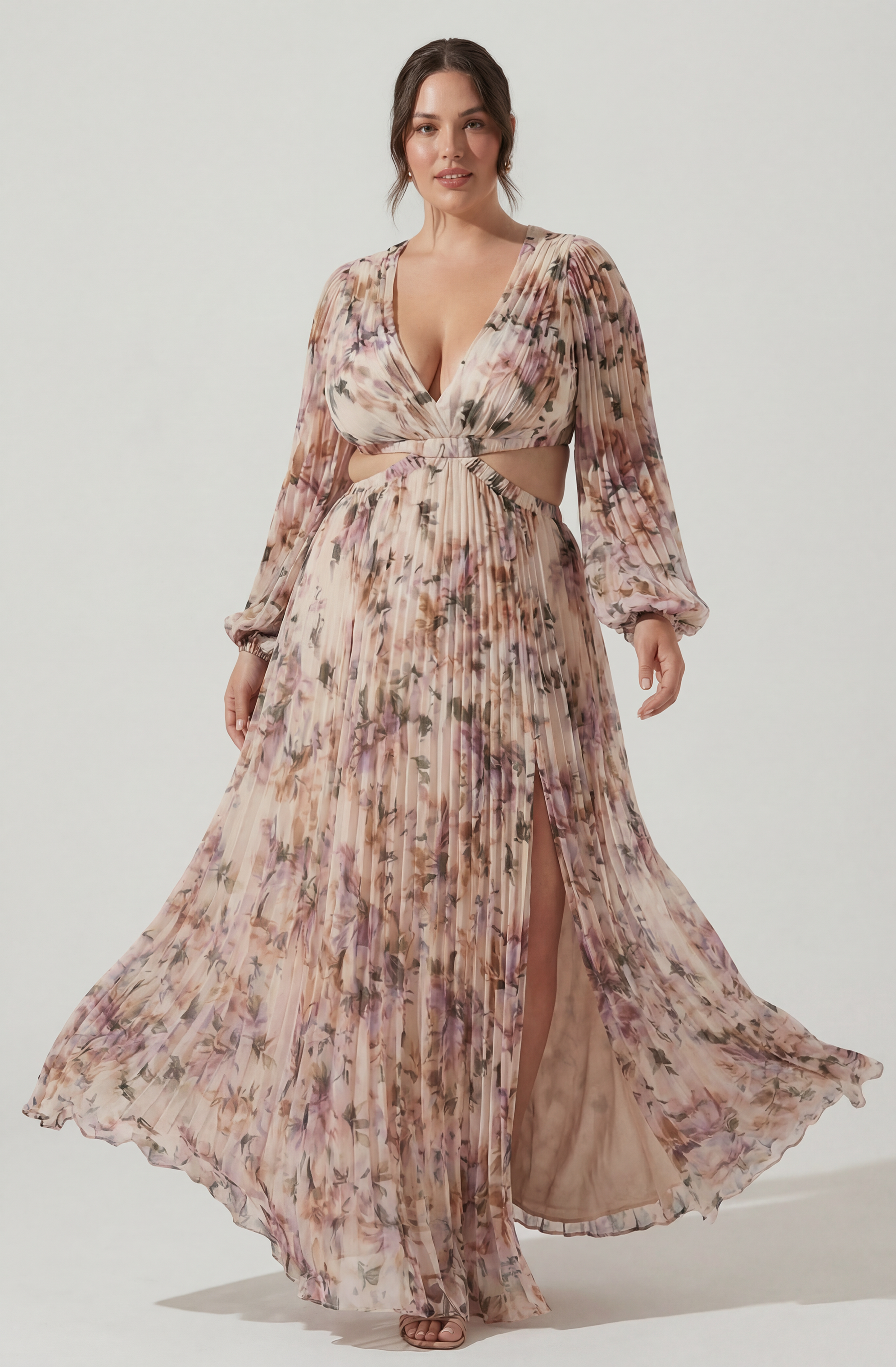 Revery Floral Long Sleeve Maxi Dress
