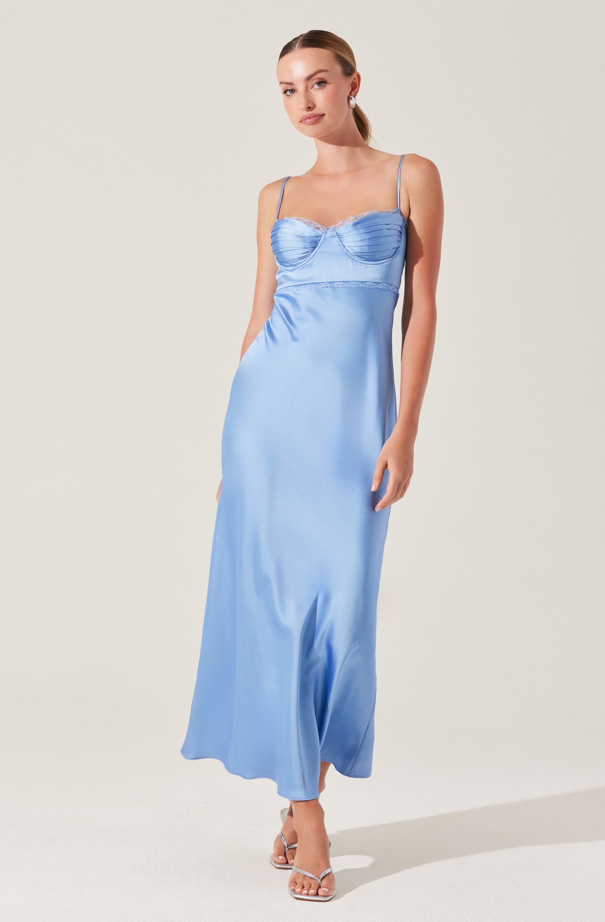 Florianne Satin Maxi Dress