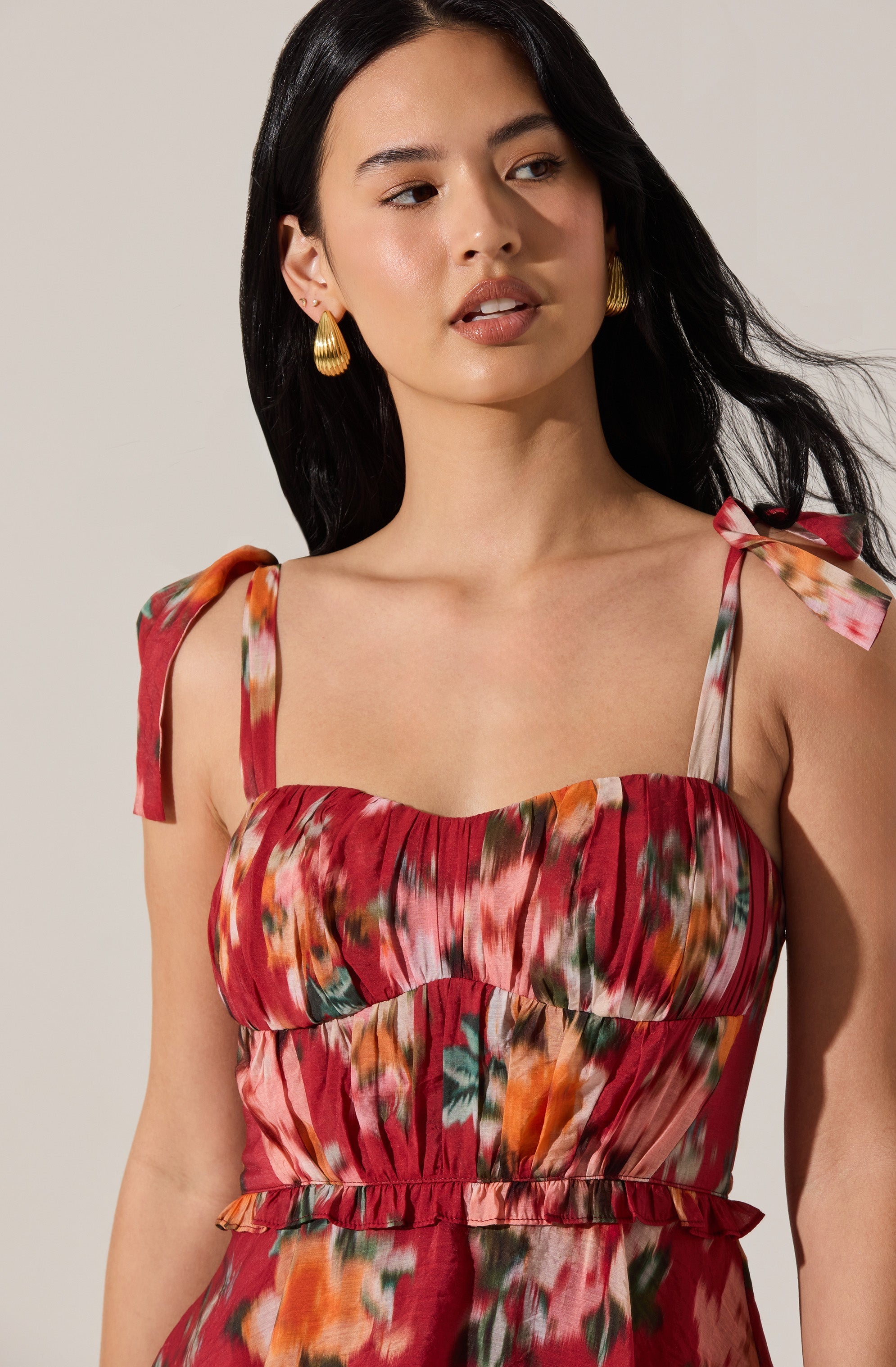 Mellorie Sweetheart Tiered Maxi Dress