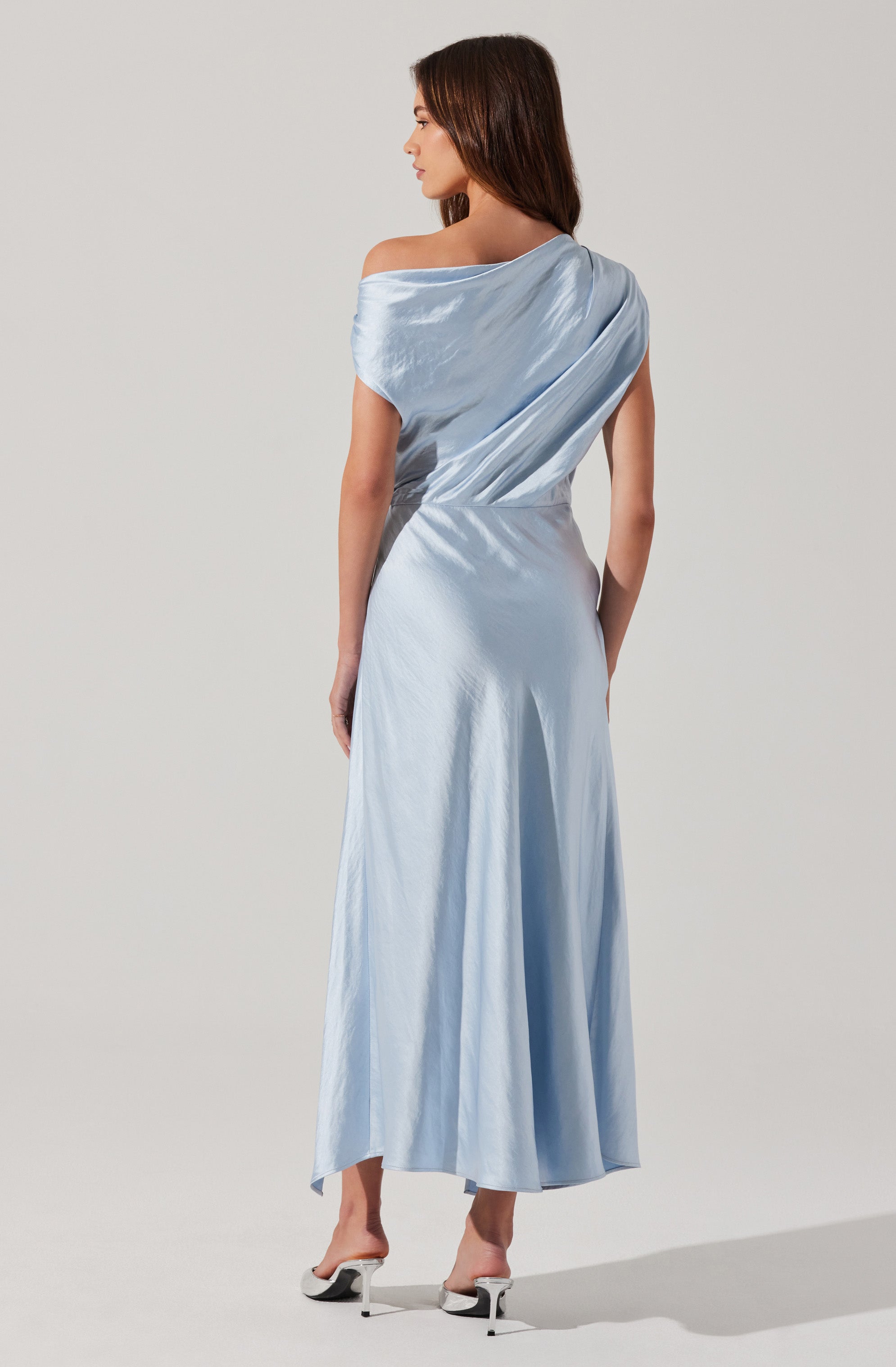 Mairyn Satin Midi Dress
