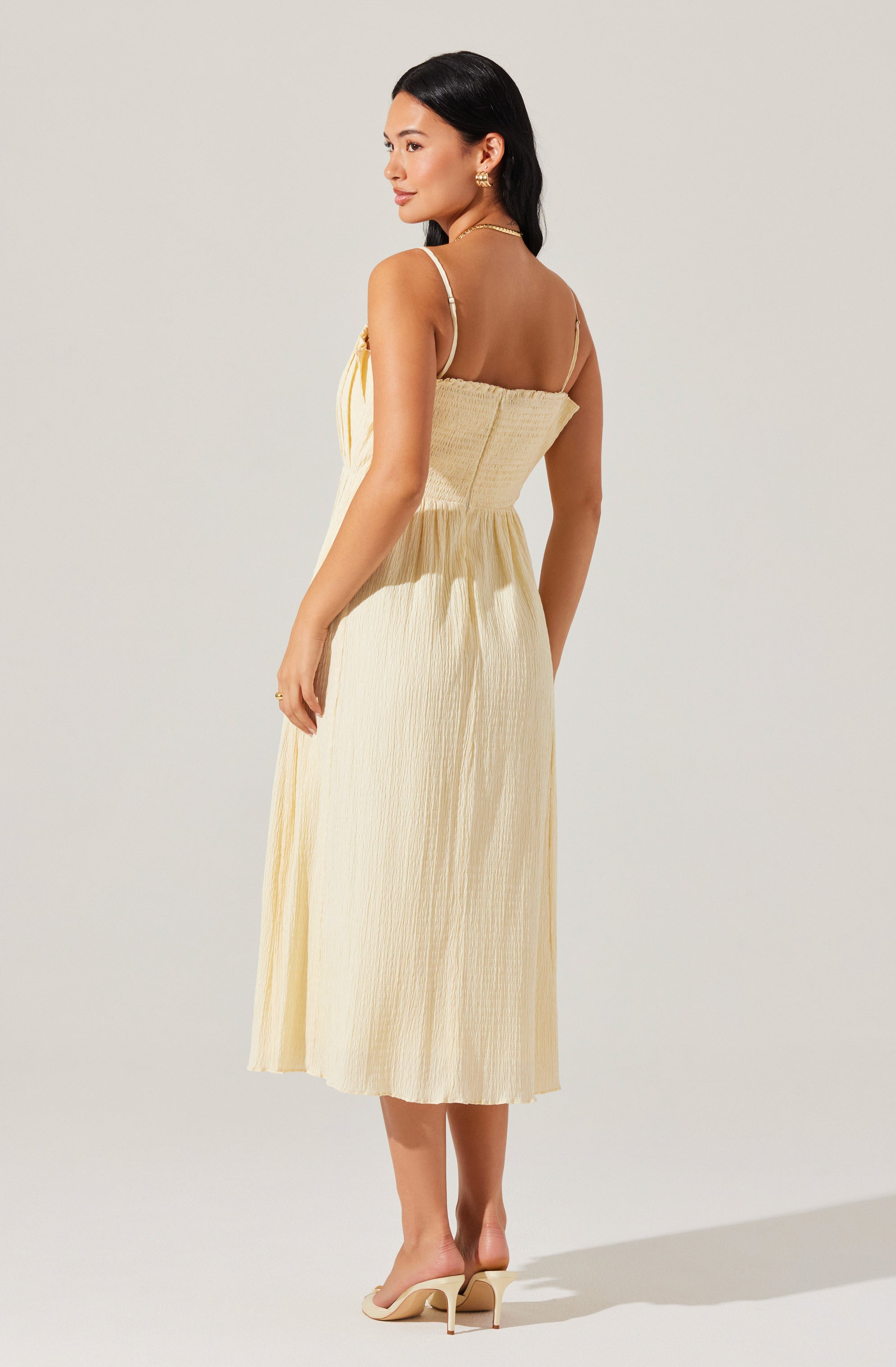 Sunny Pleated Midi Dress