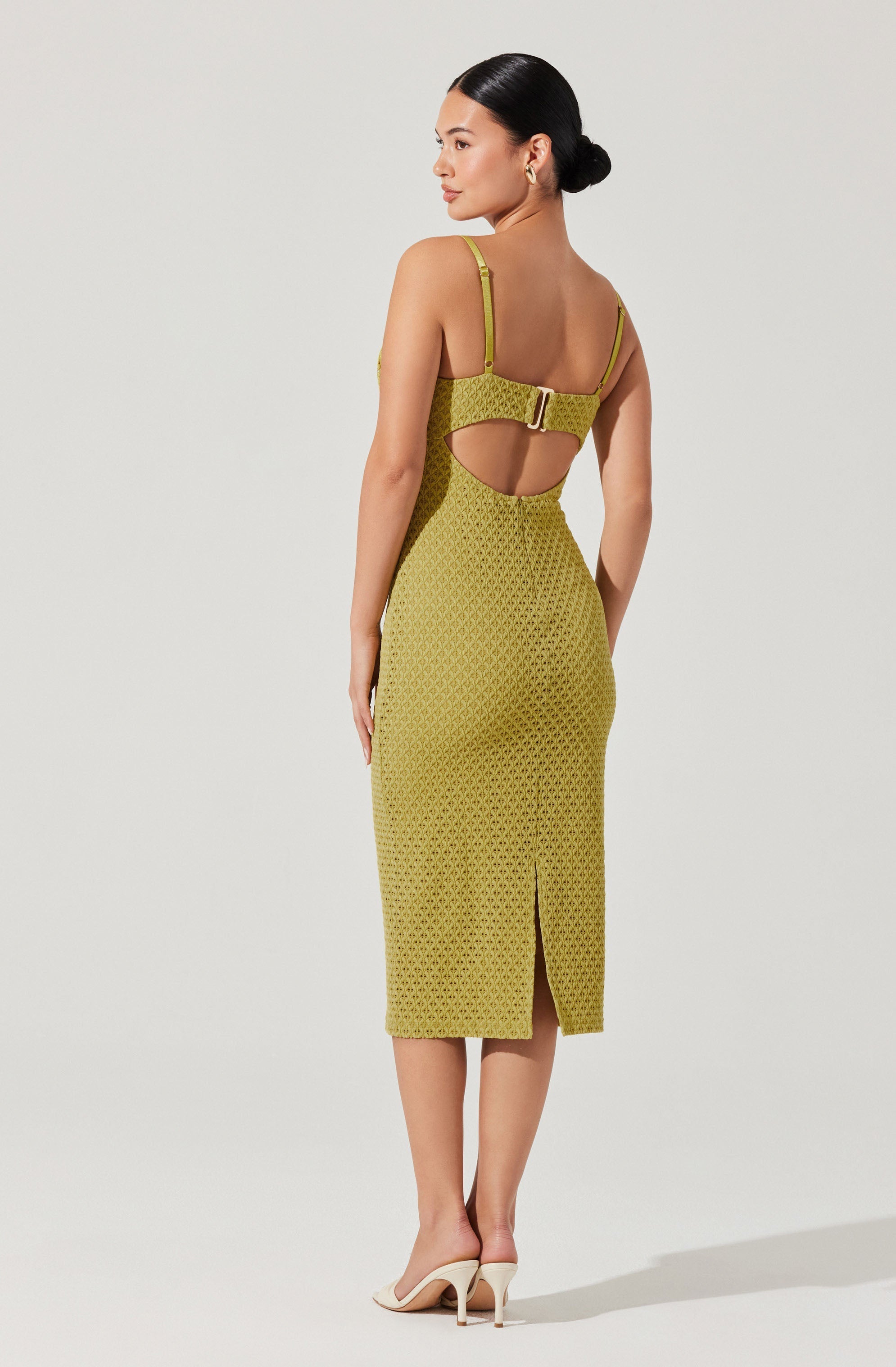 Jaida Bustier Bodycon Midi Dress