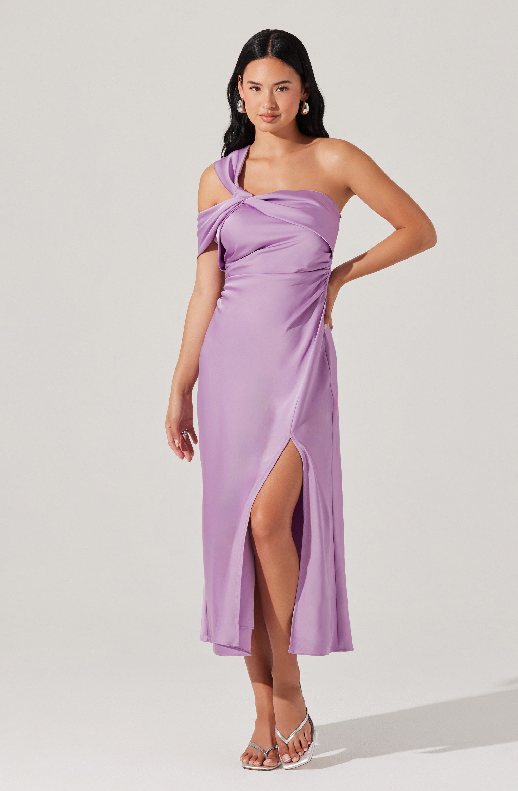 Cersei One Shoulder Midi Dress