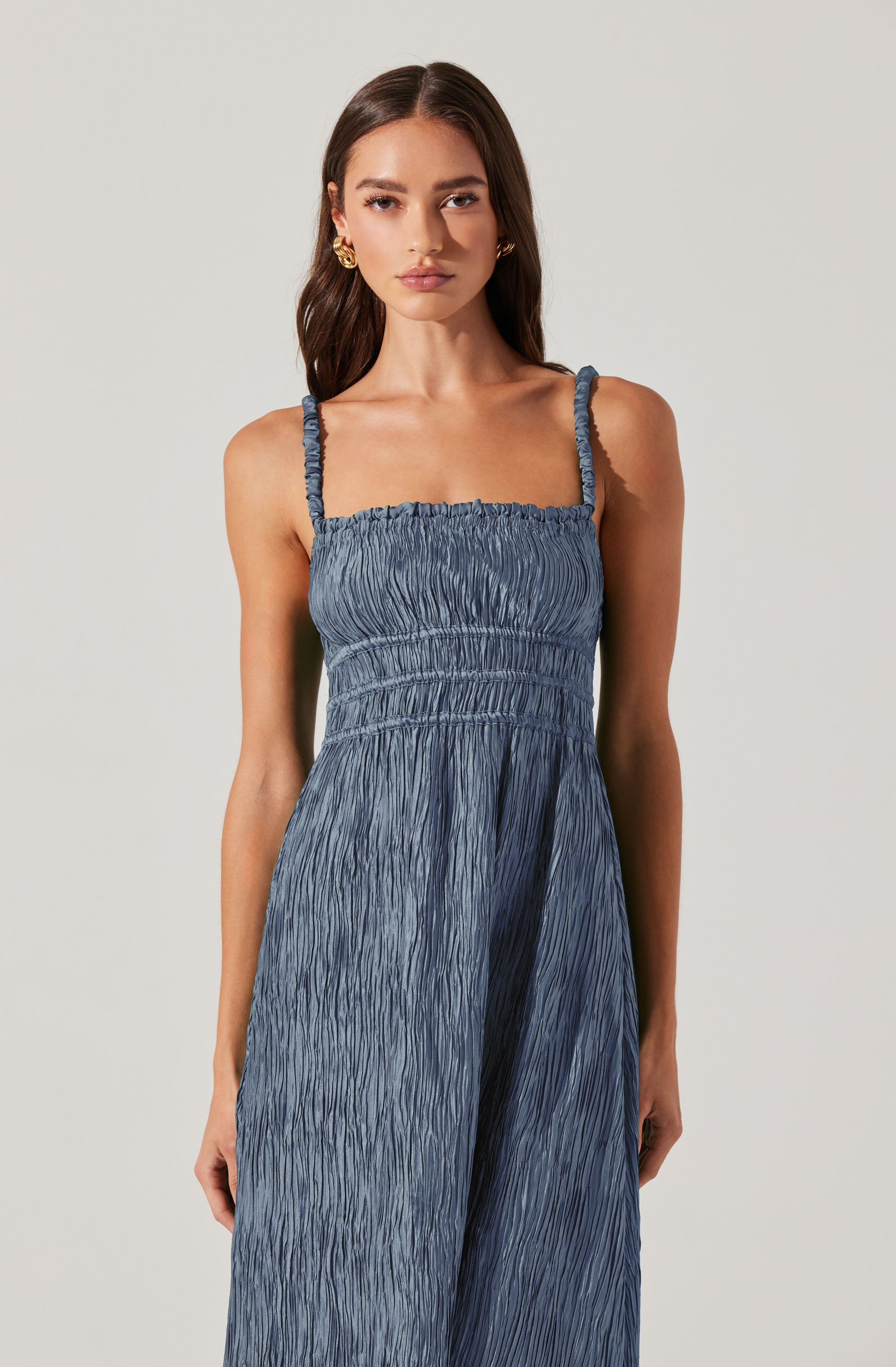 Neelam Smocked Open Back Dress