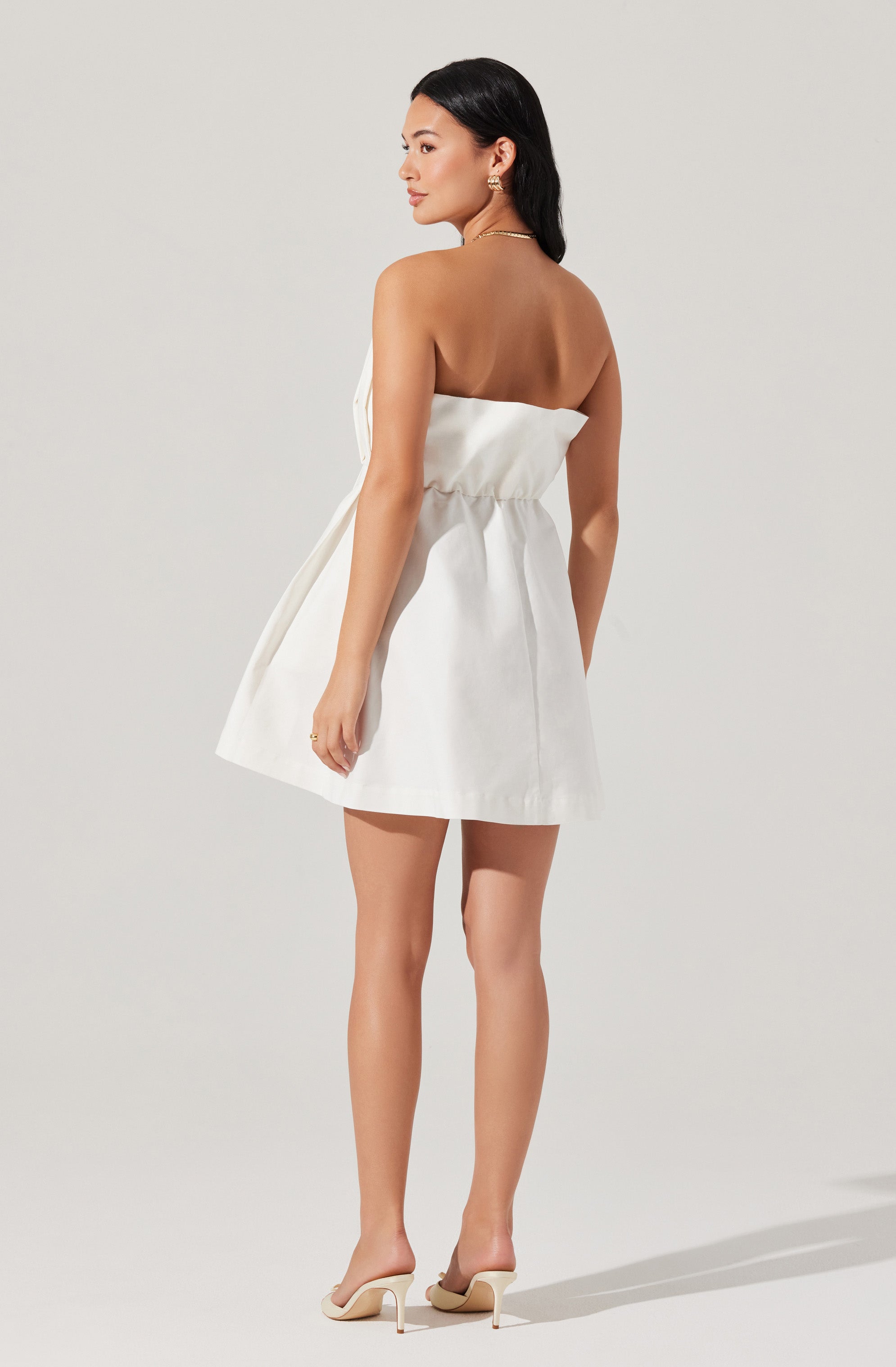 Clemira Pleated Mini Dress