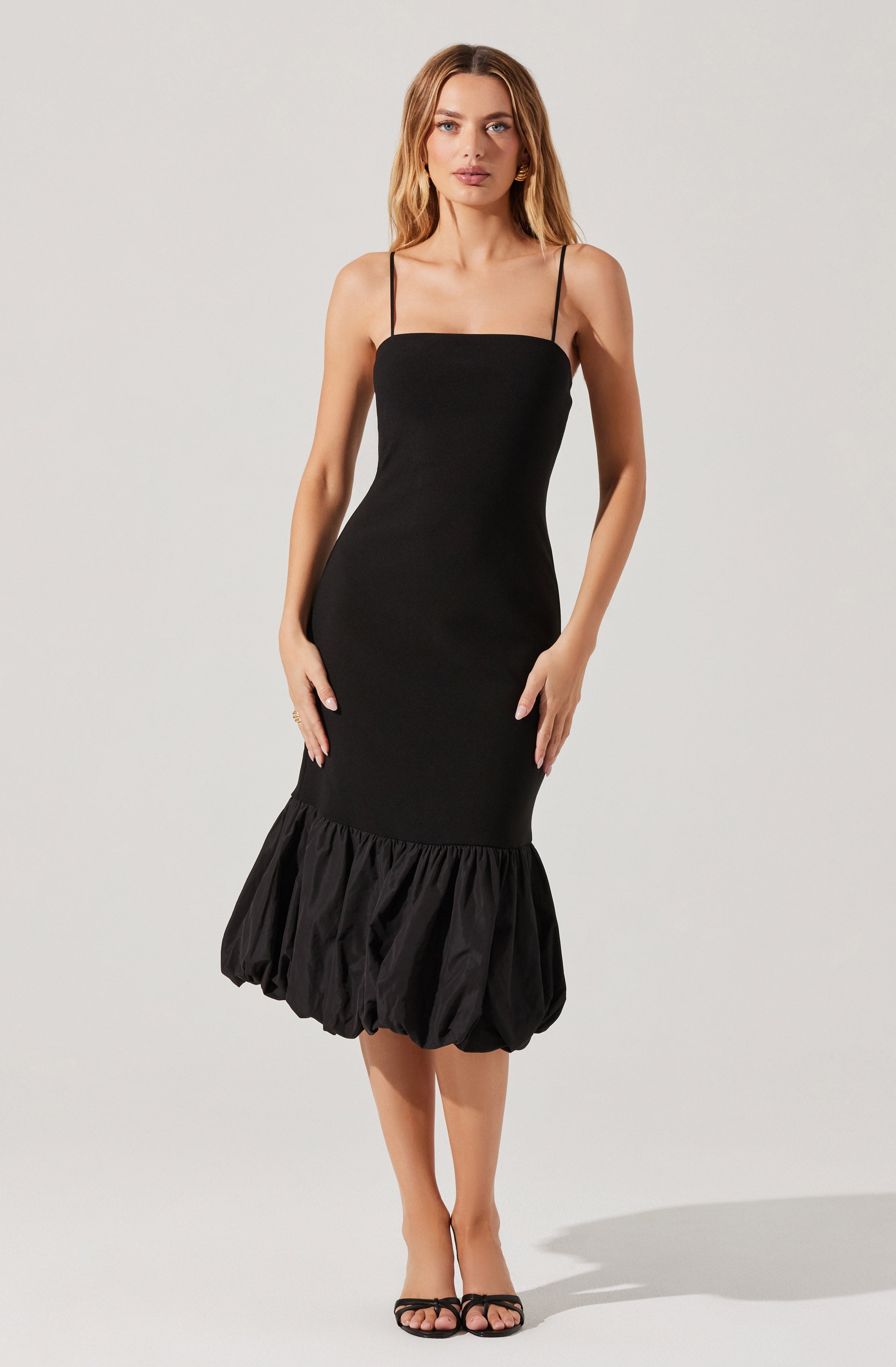 Brittnea Bodycon Bubble Hem Dress