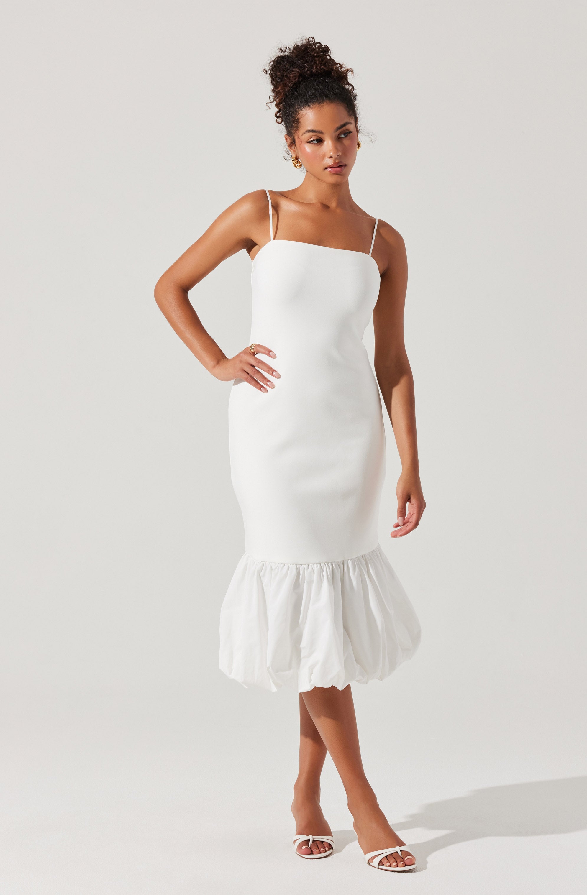 Brittnea Bodycon Bubble Hem Dress