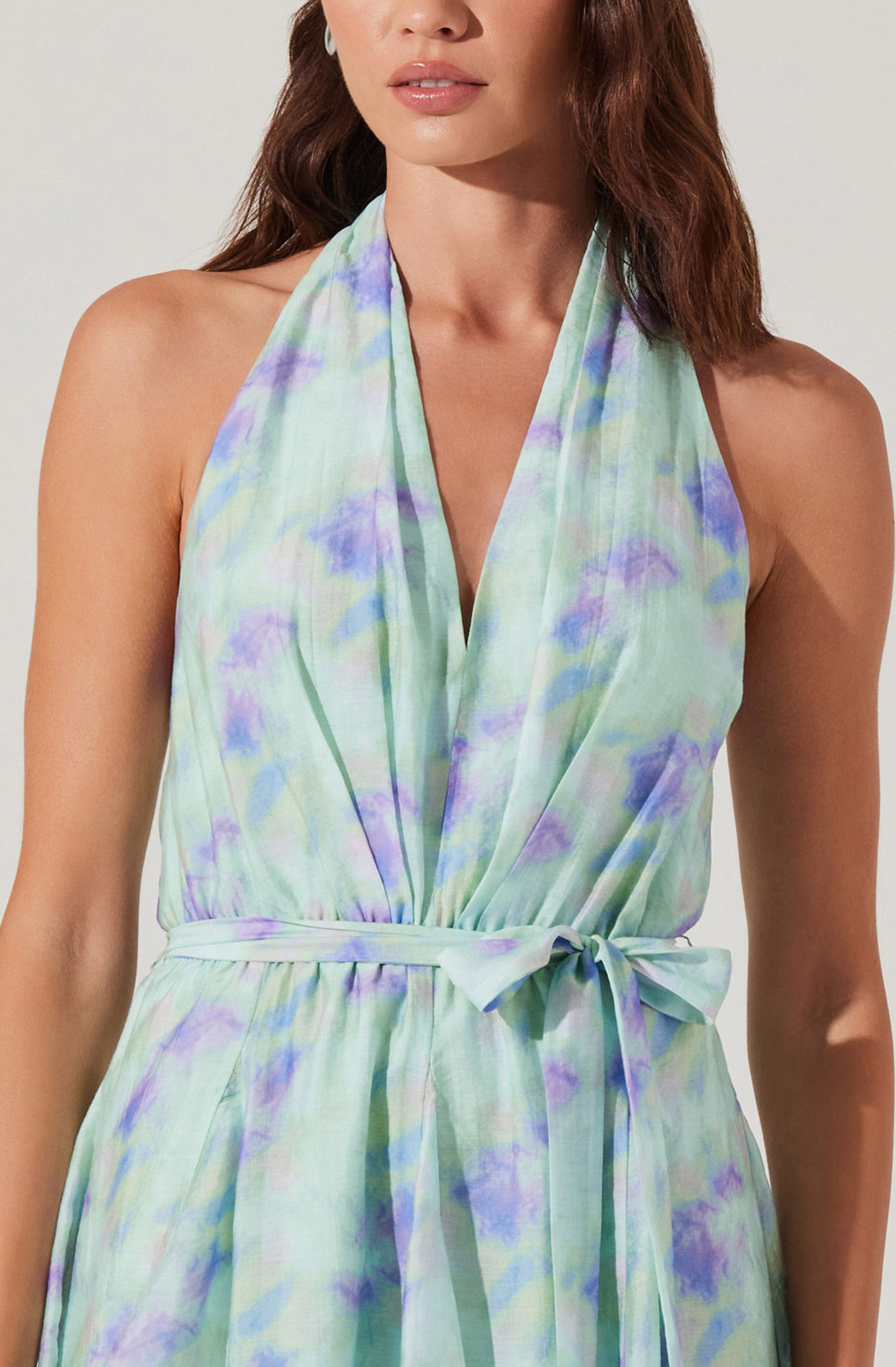 Clare Halter Neck Mini Dress