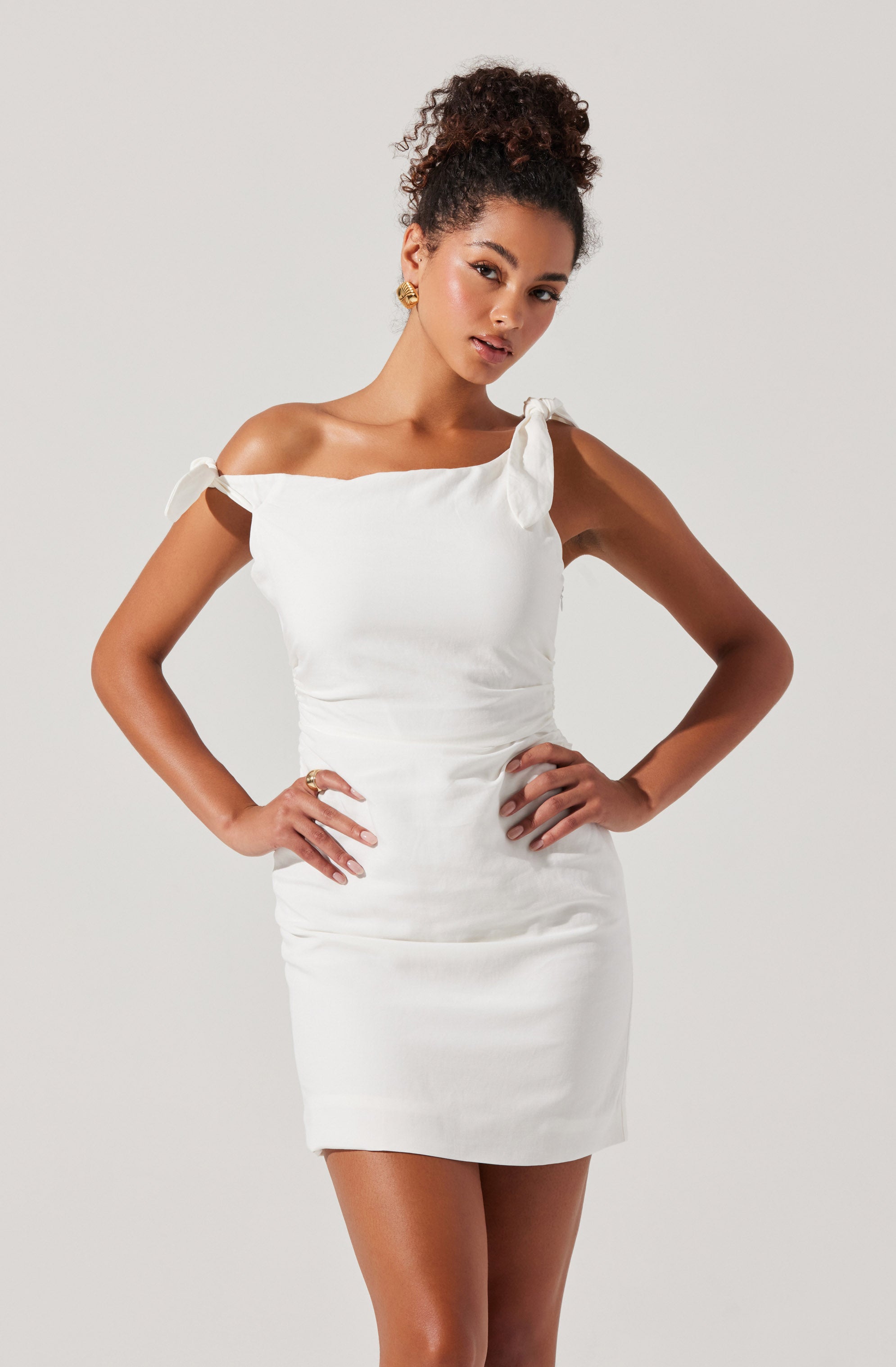 Lora Off-Shoulder Mini Dress