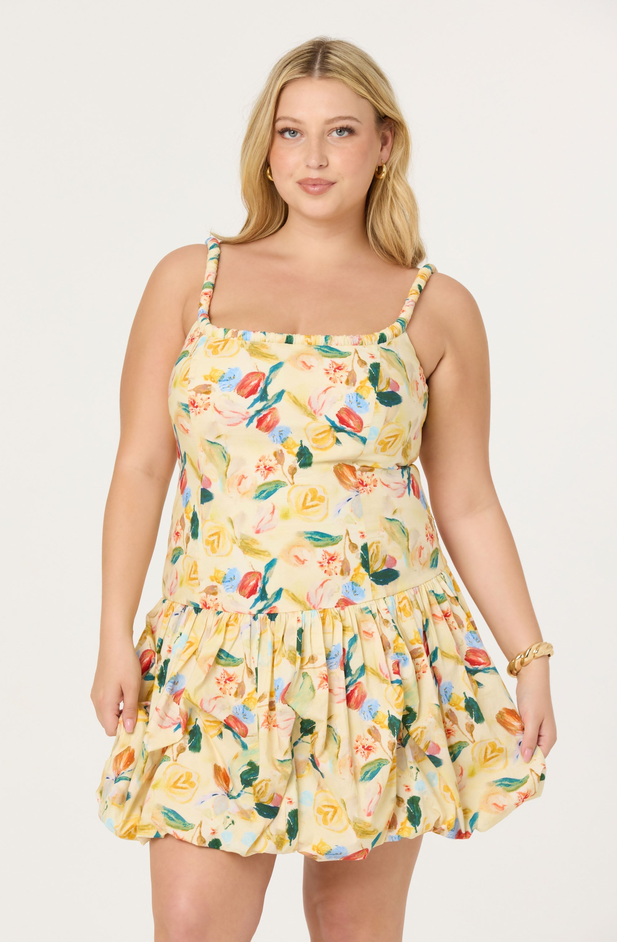 Keyla Floral Bubble Dress