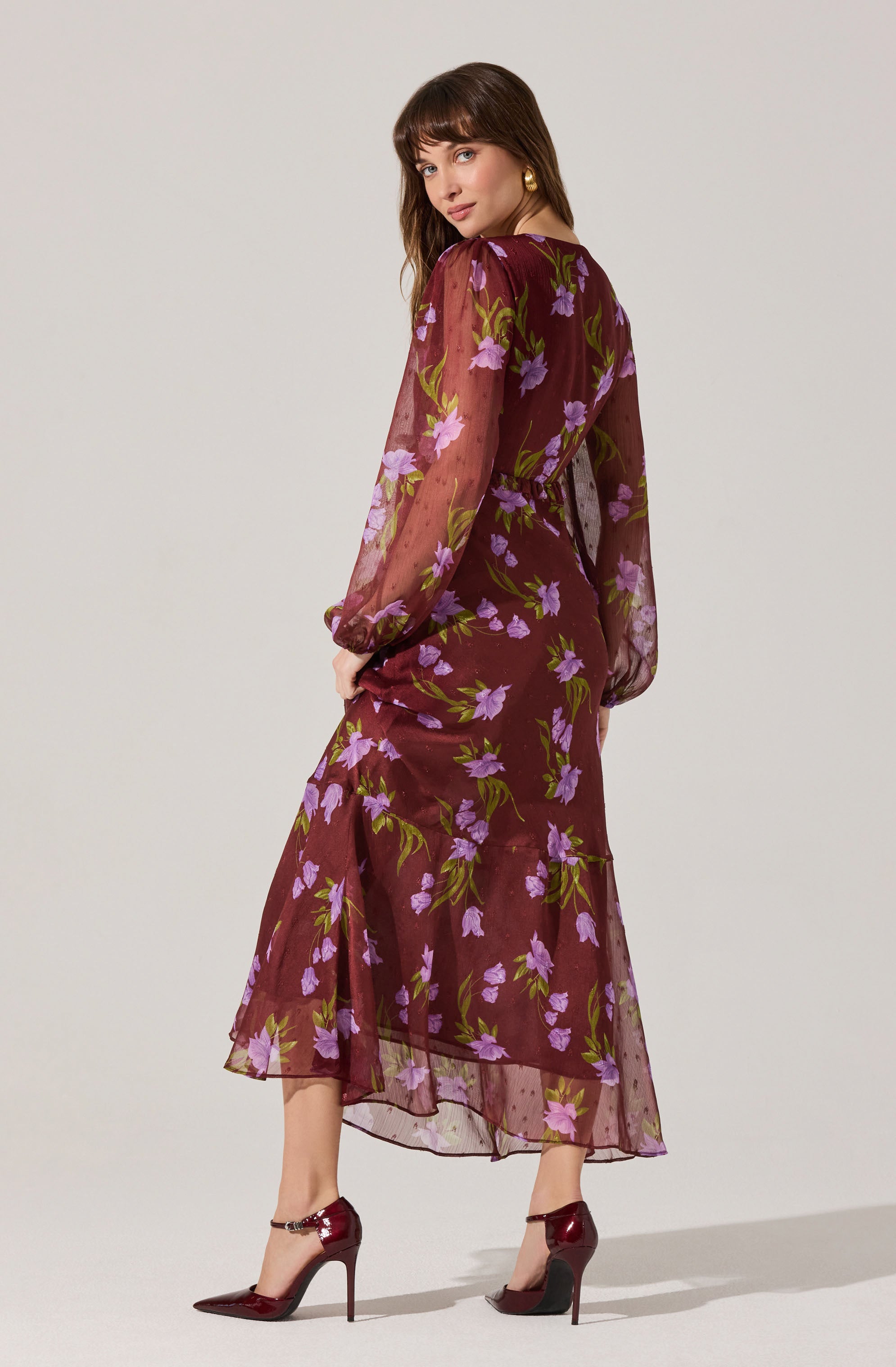 Calantha V-Neck Floral Maxi Dress