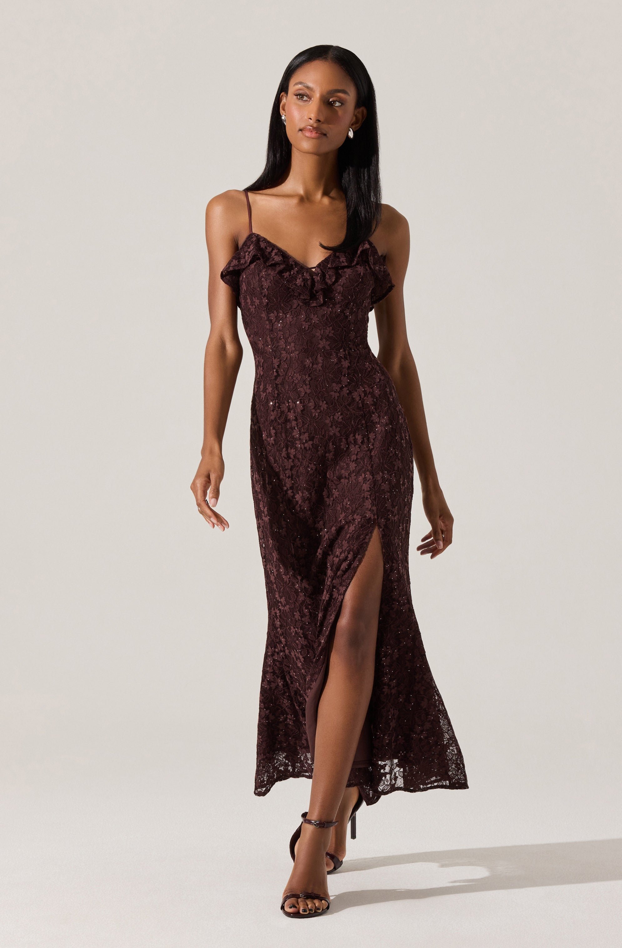 Leonie Floral Lace Maxi Dress