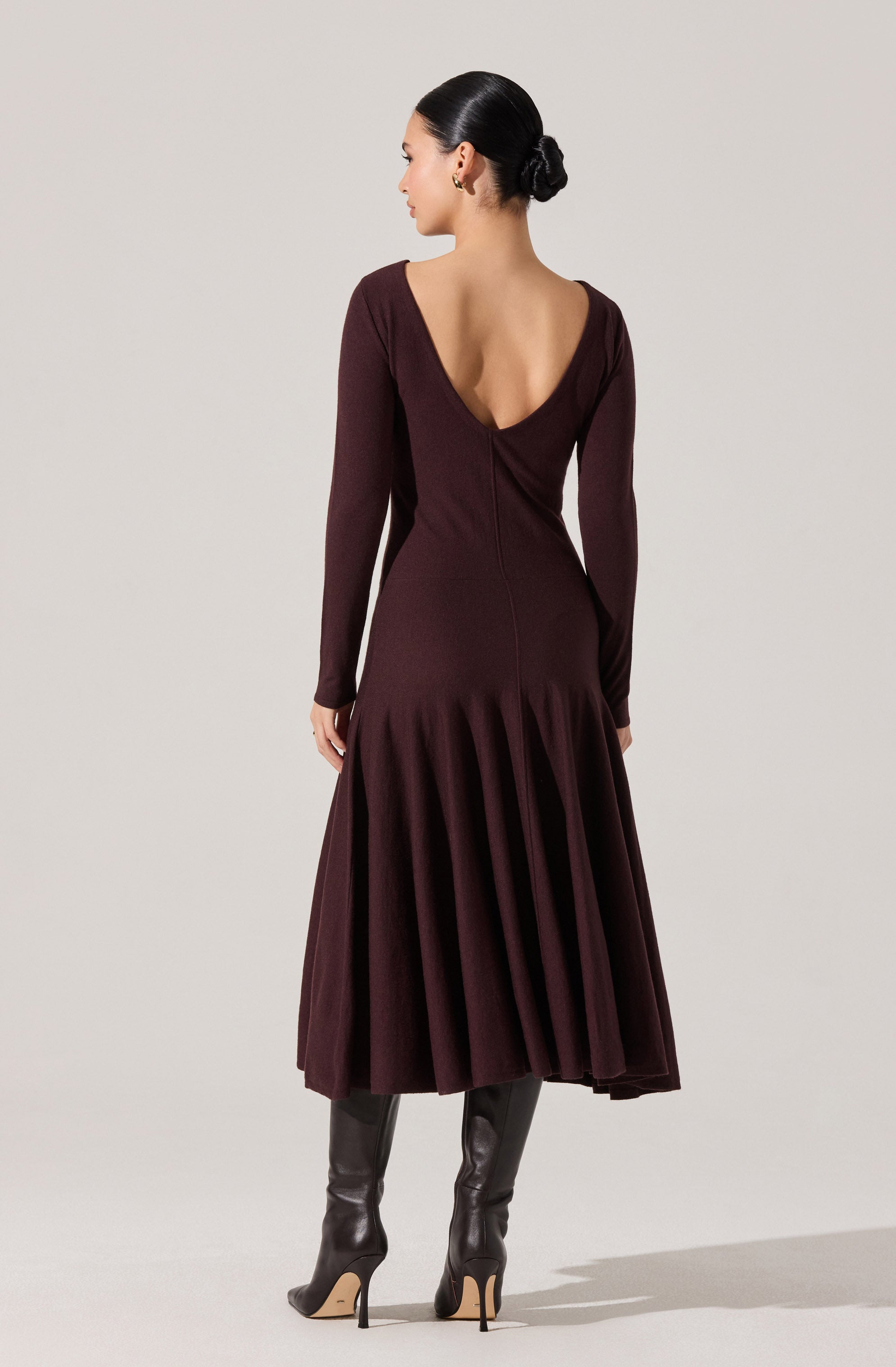 Doreyda Scoop Back Sweater Dress