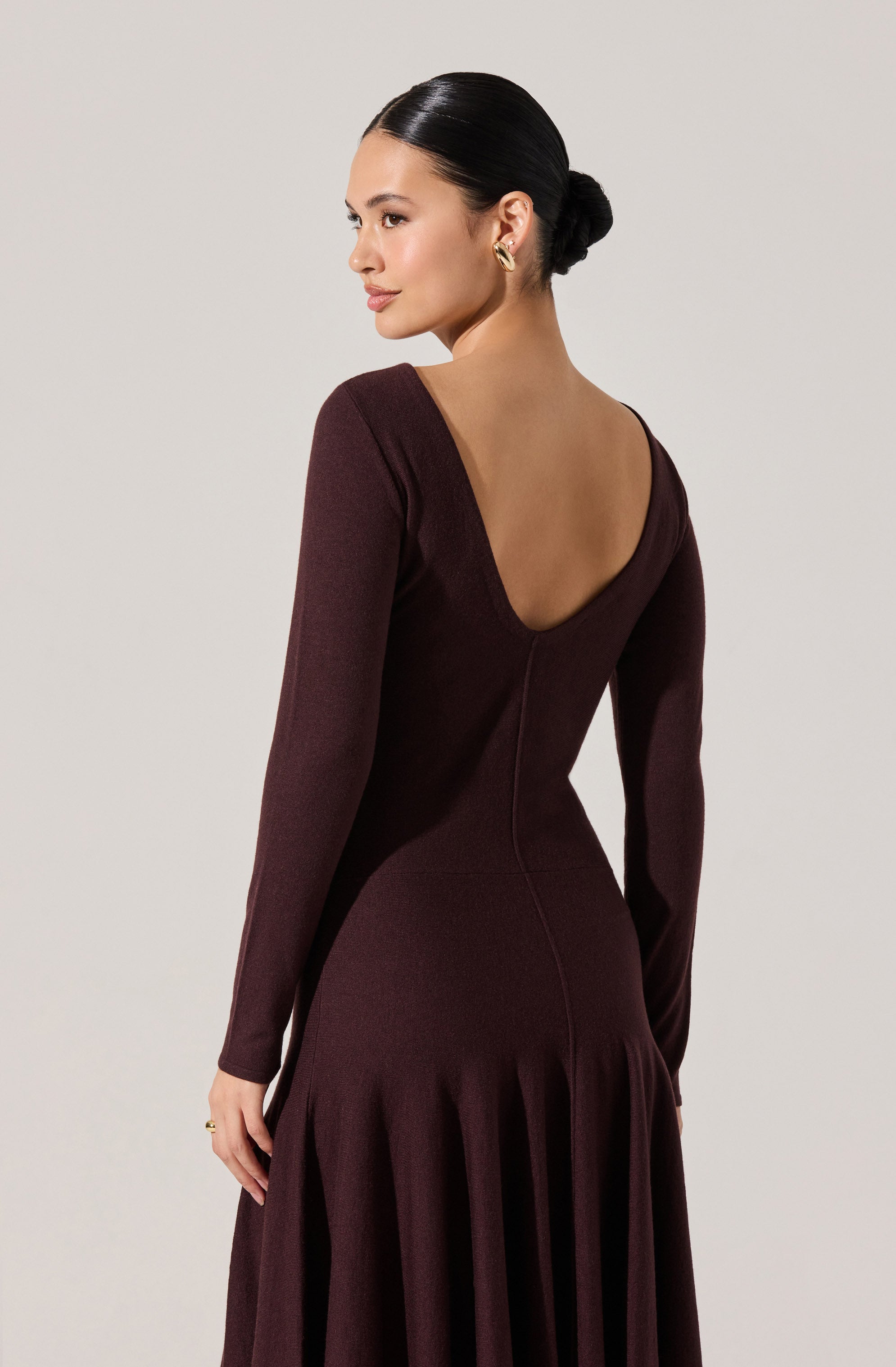 Doreyda Scoop Back Sweater Dress