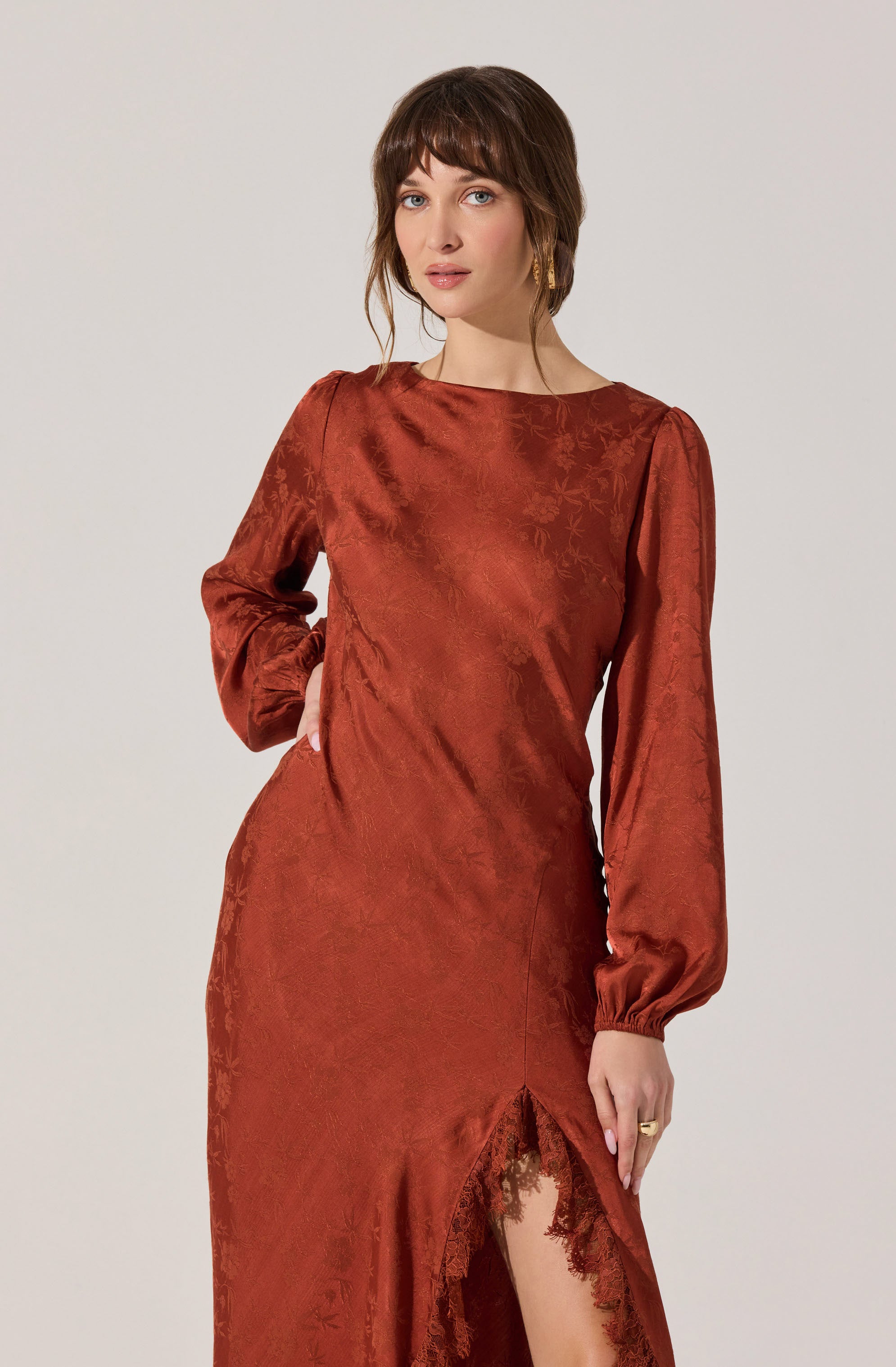 Ilaria Jacquard Midi Dress