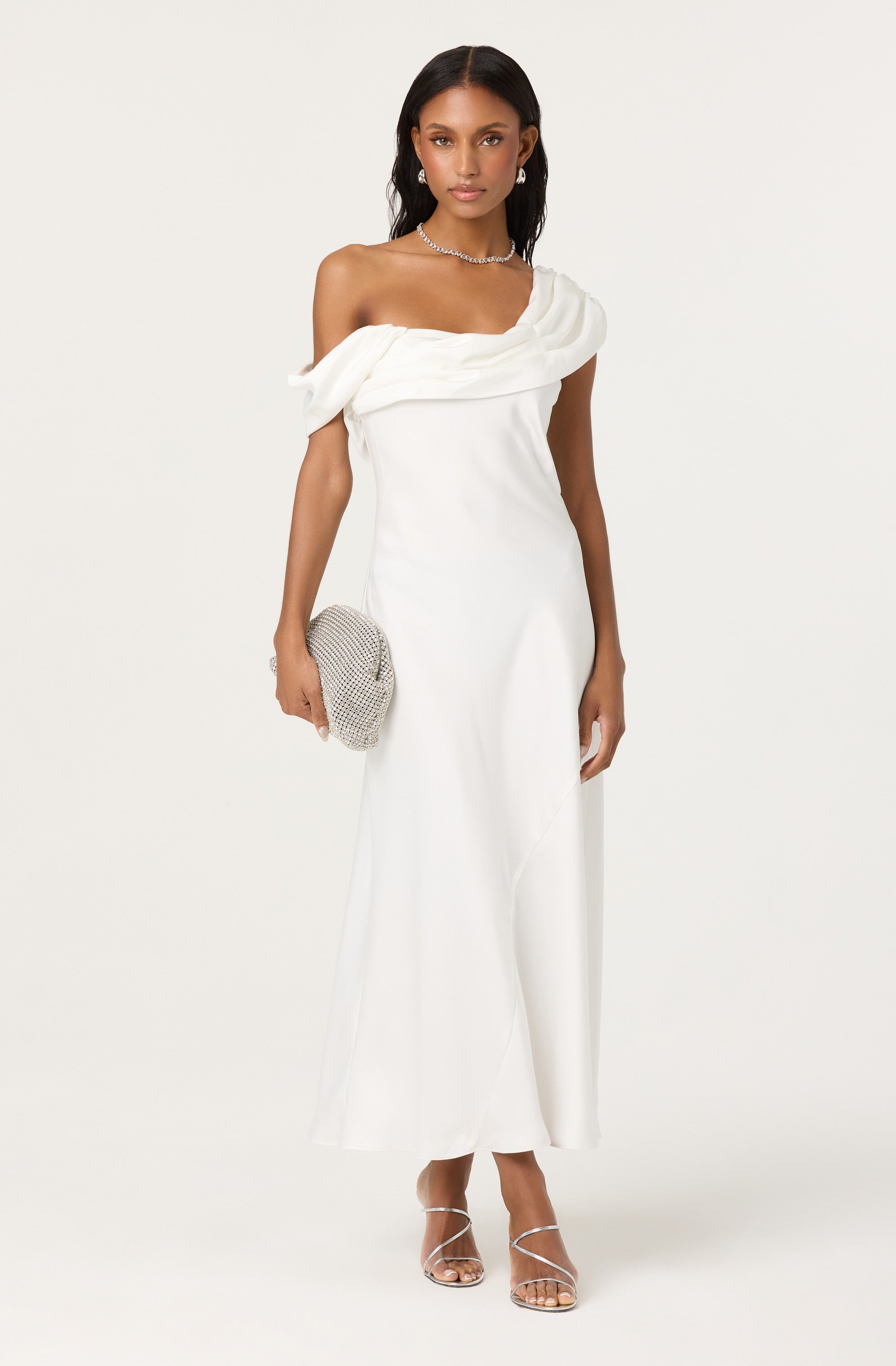 Alyssia One Shoulder Maxi Dress