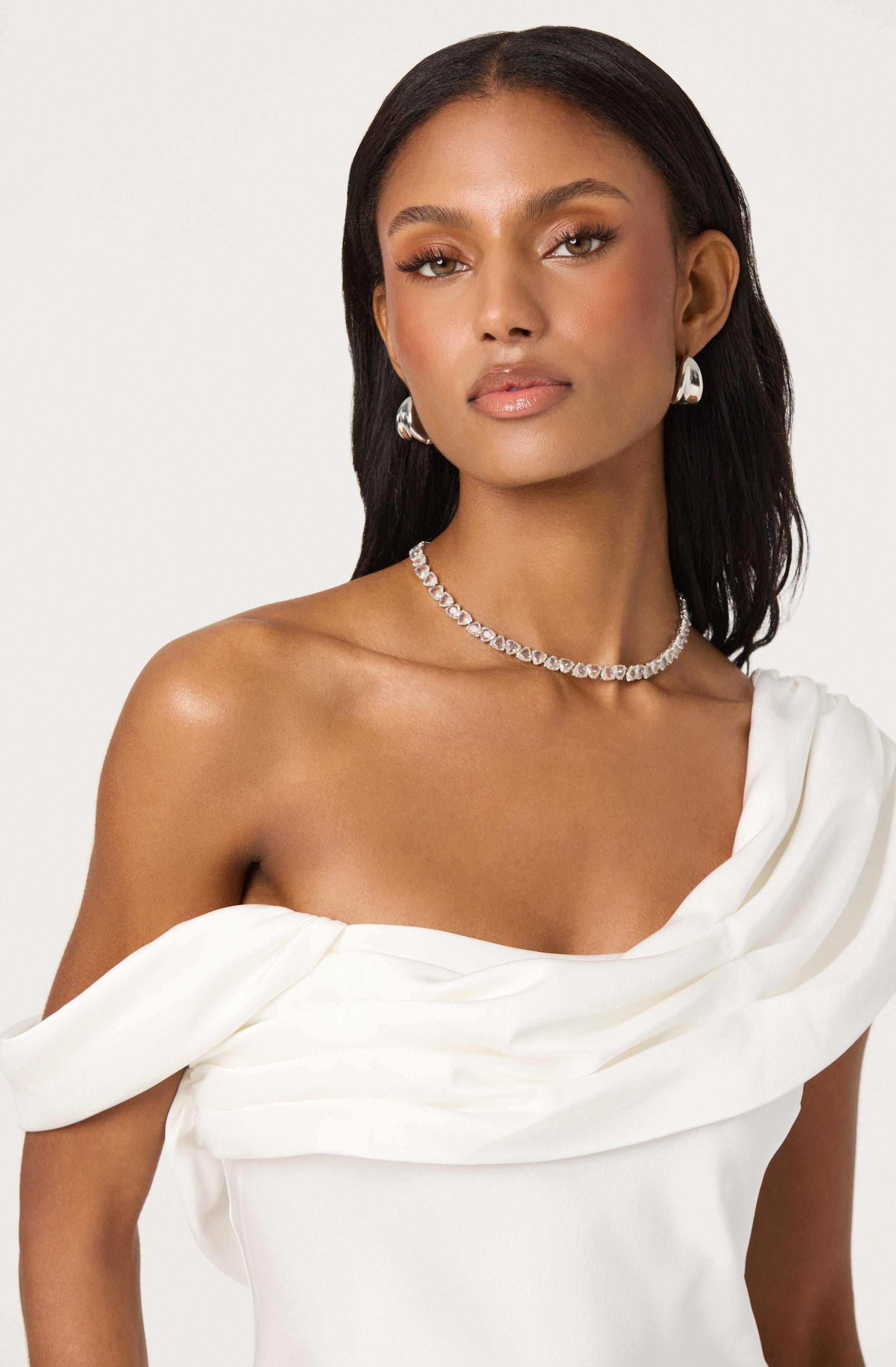 Alyssia One Shoulder Maxi Dress