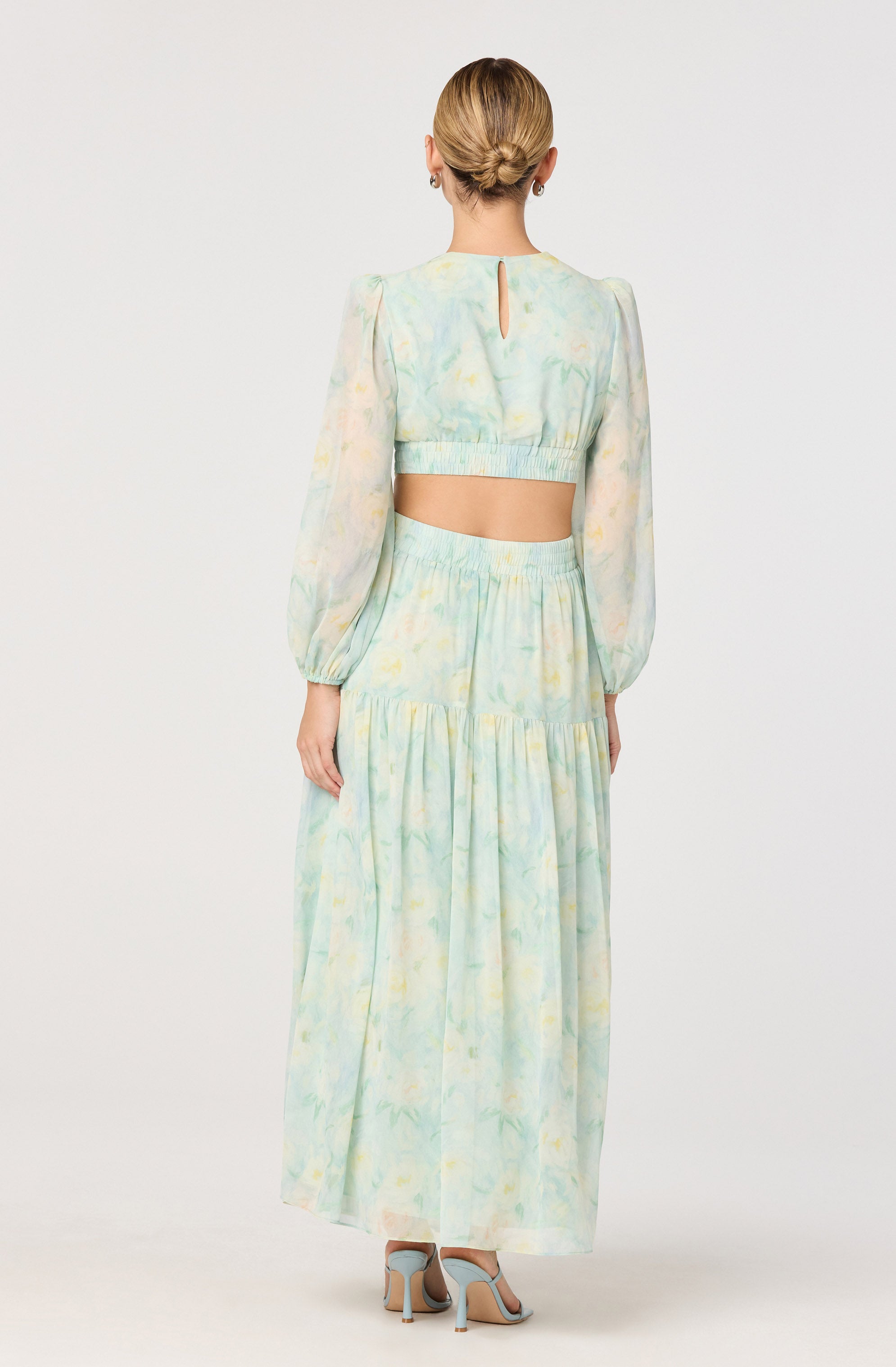 Klarissa Floral Cutout Maxi Dress