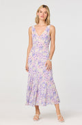 Symone Floral V-Neck Maxi Dress