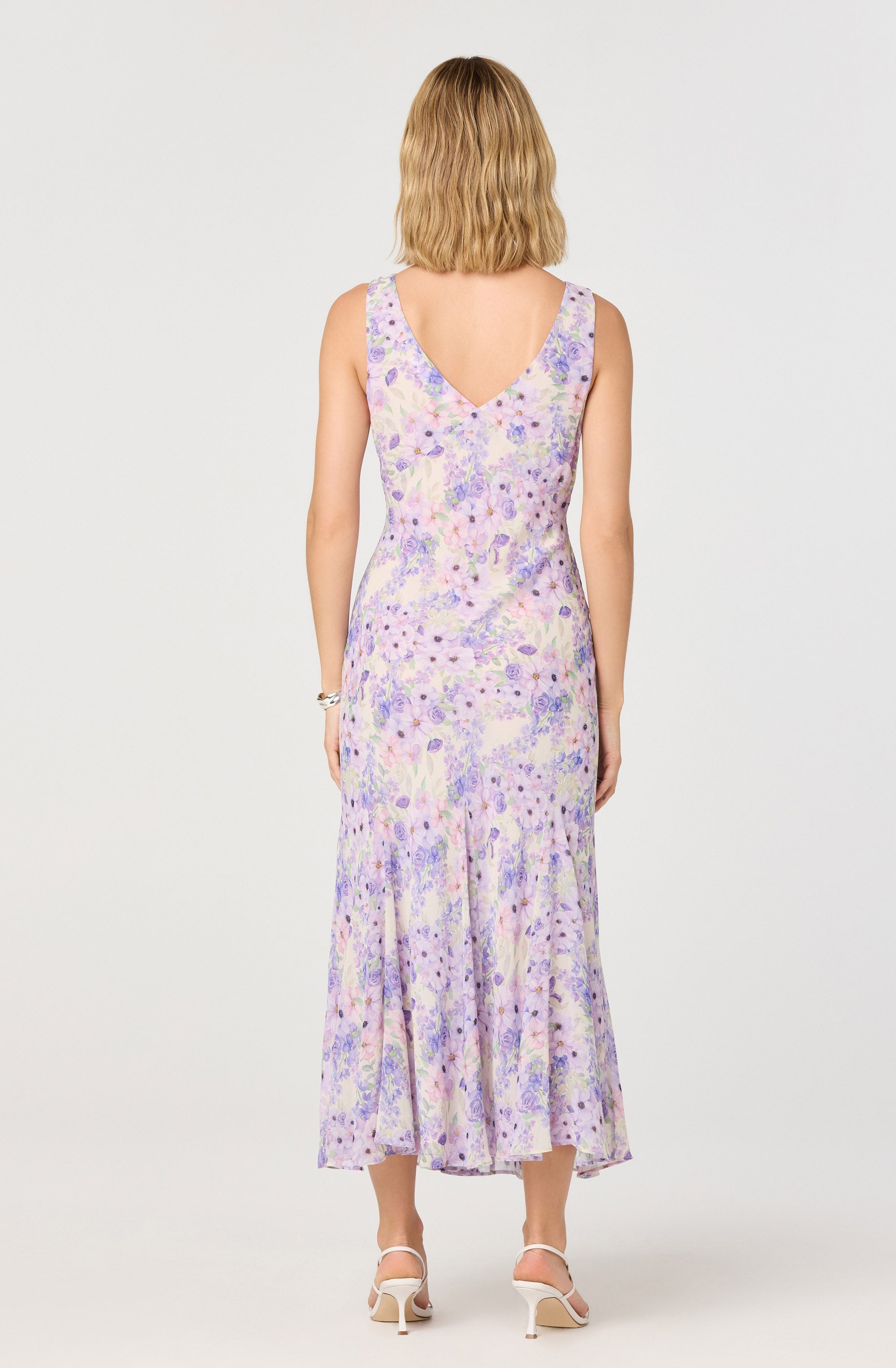 Symone Floral V-Neck Maxi Dress