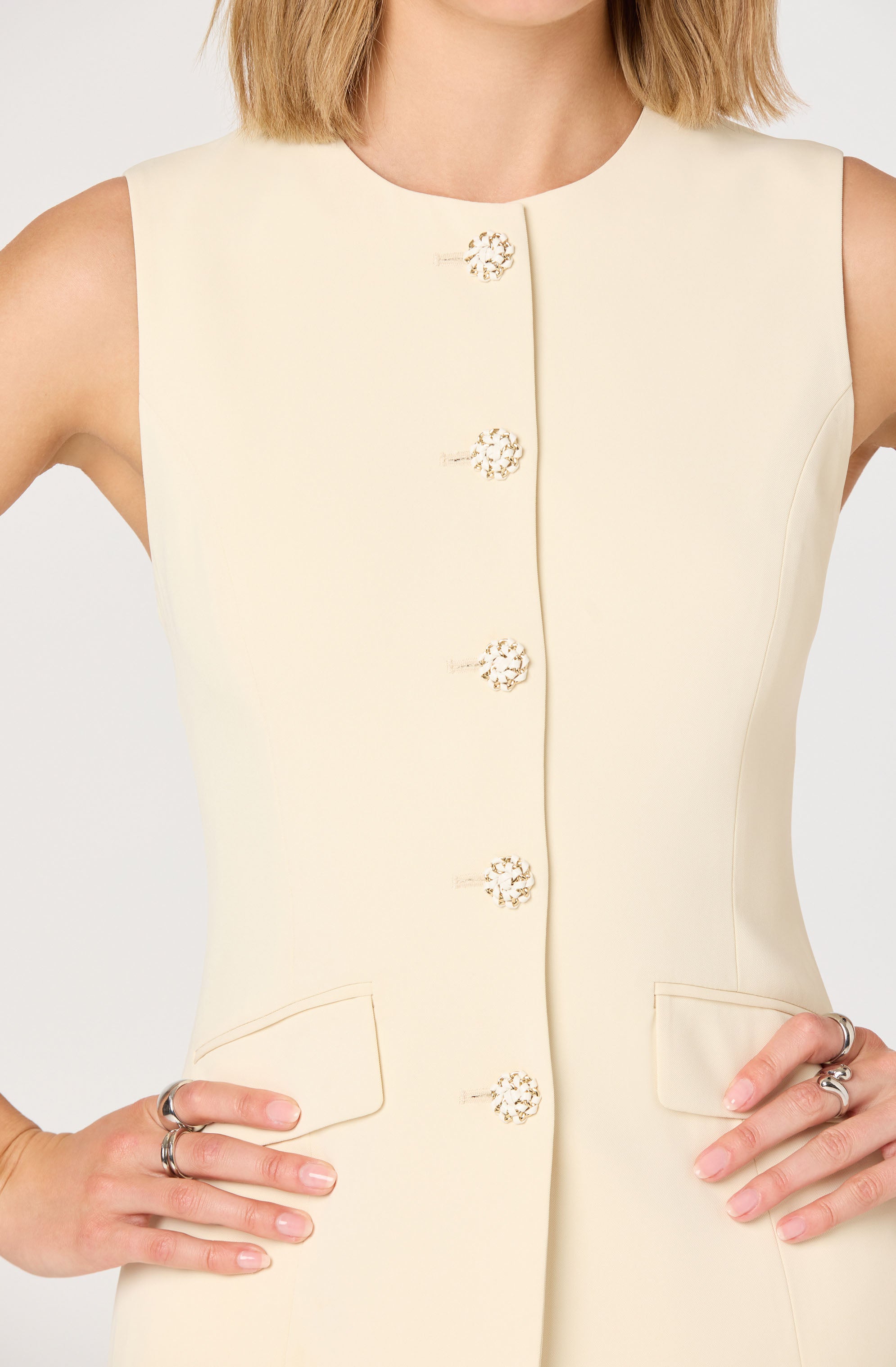 Christen Contrast Vest Mini Dress