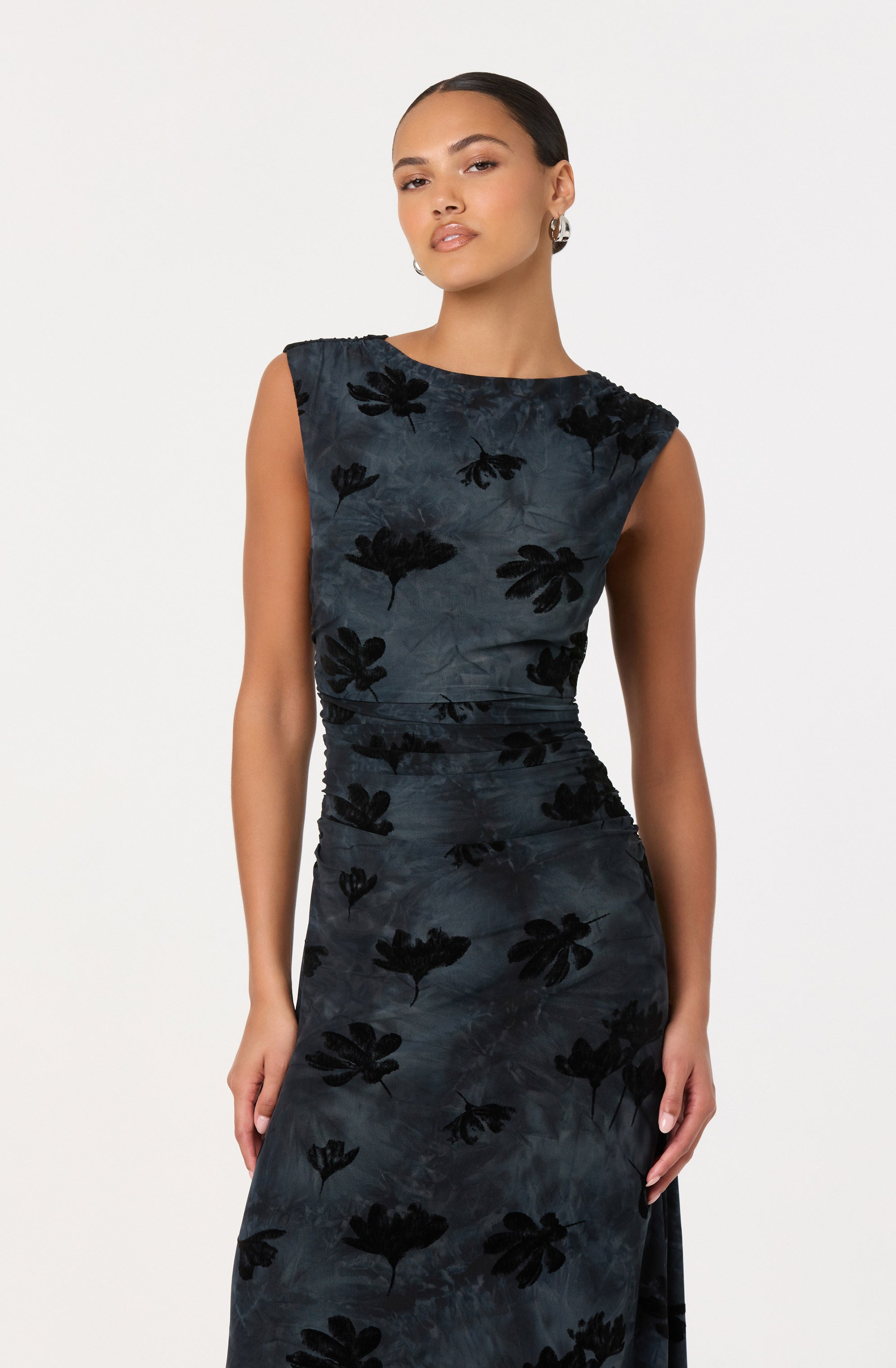 Tionne Floral Midi Dress