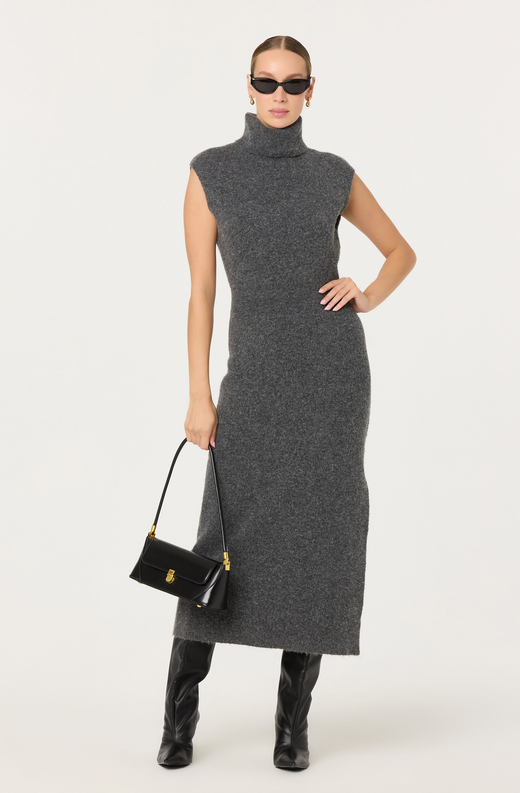 Roxanna Turtleneck Sweater Maxi Dress