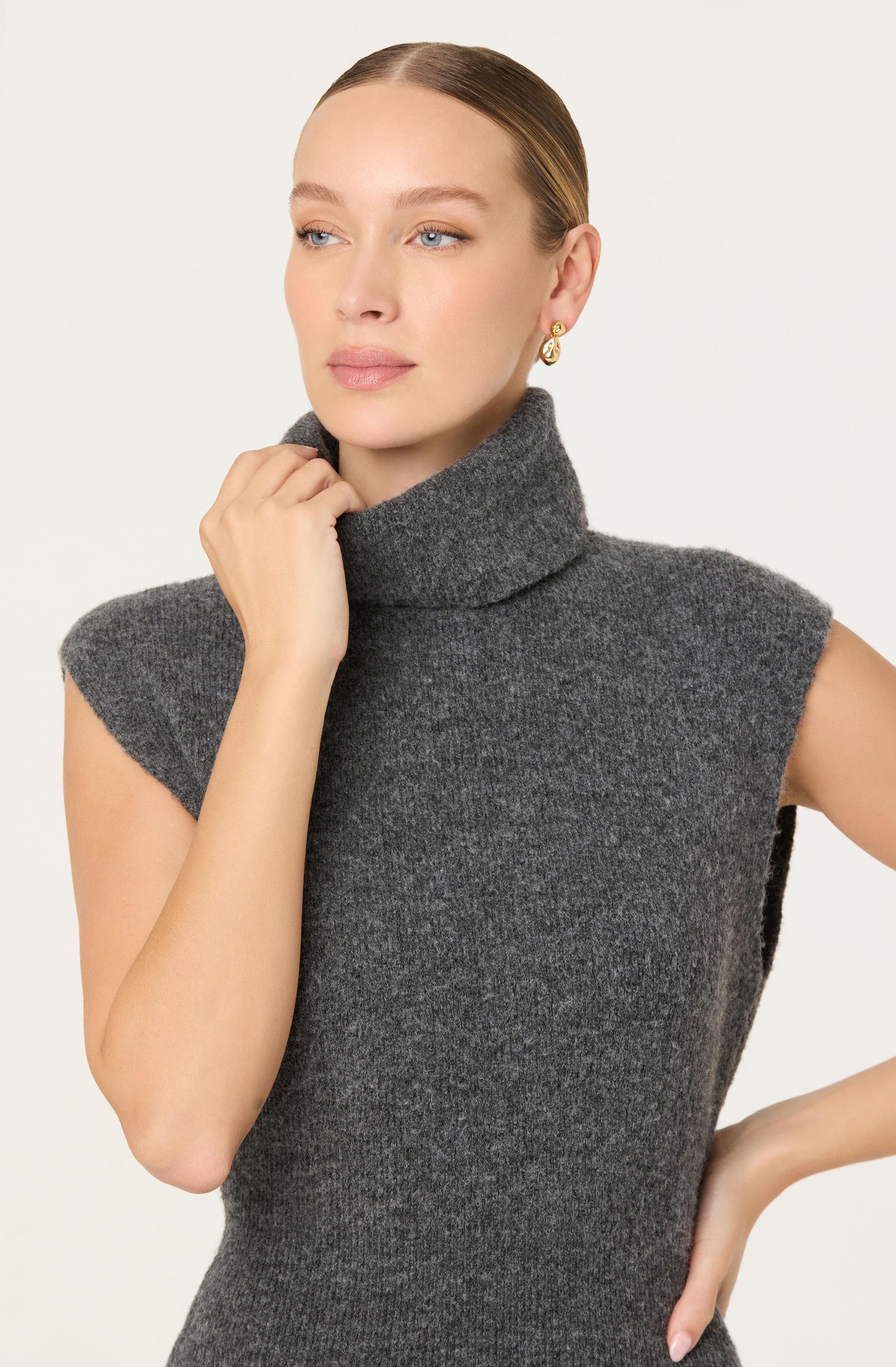 Roxanna Turtleneck Sweater Maxi Dress