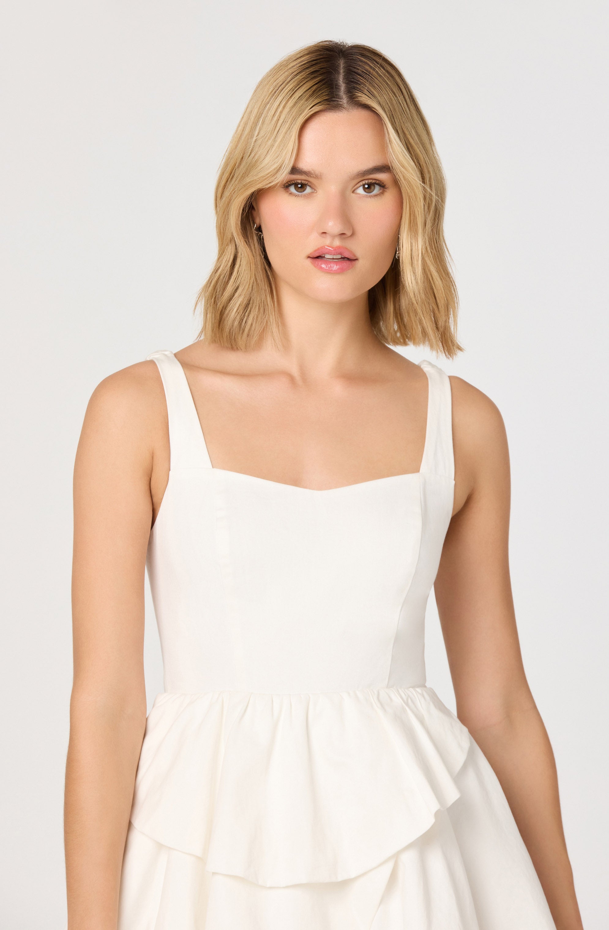 Sheralle Ruffle Tiered Mini Dress
