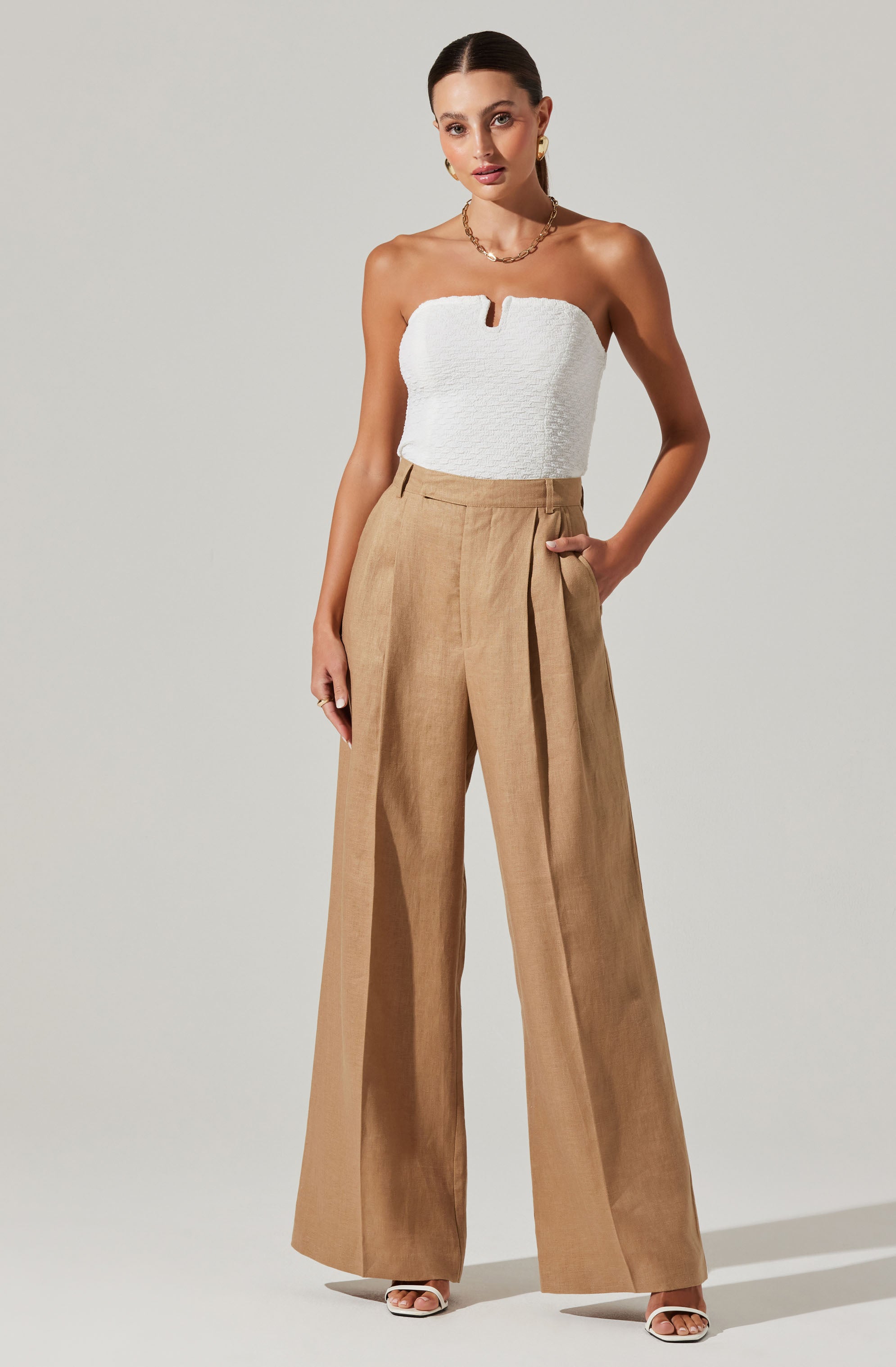 Milani Wide Leg Trouser Pants