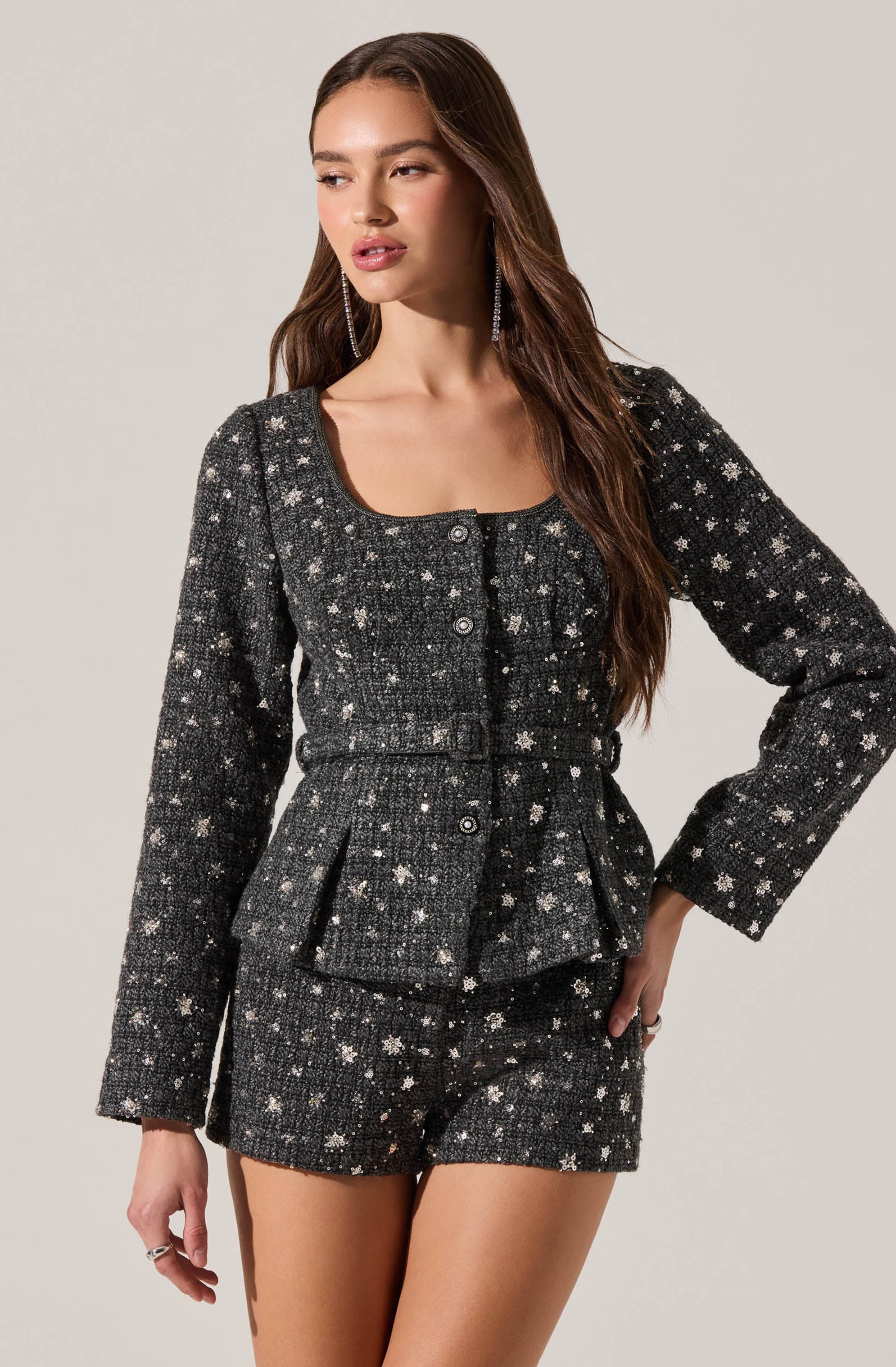 Wynn Embellished Mini Shorts