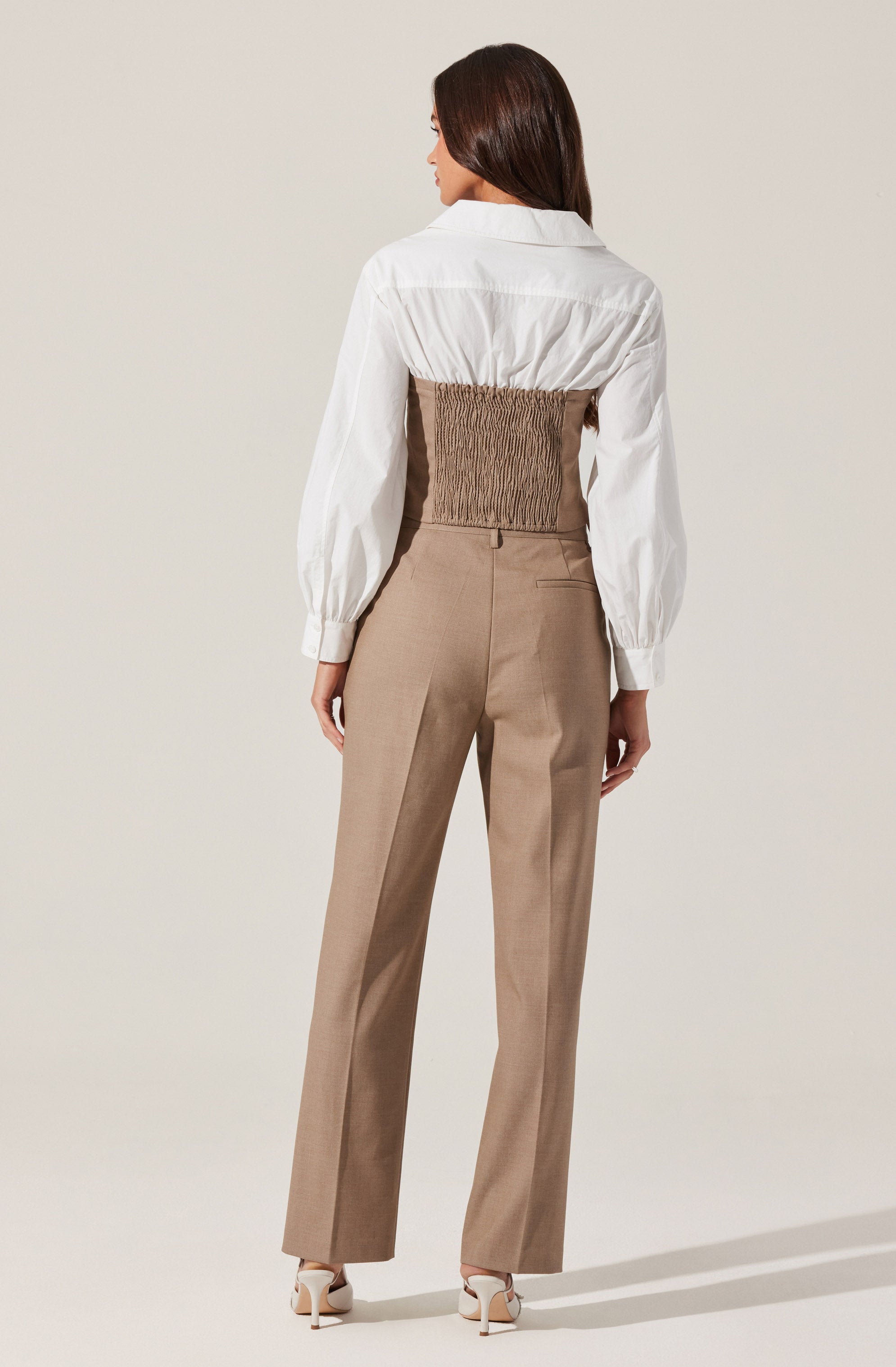 Brooks Pleated Tailored Pants