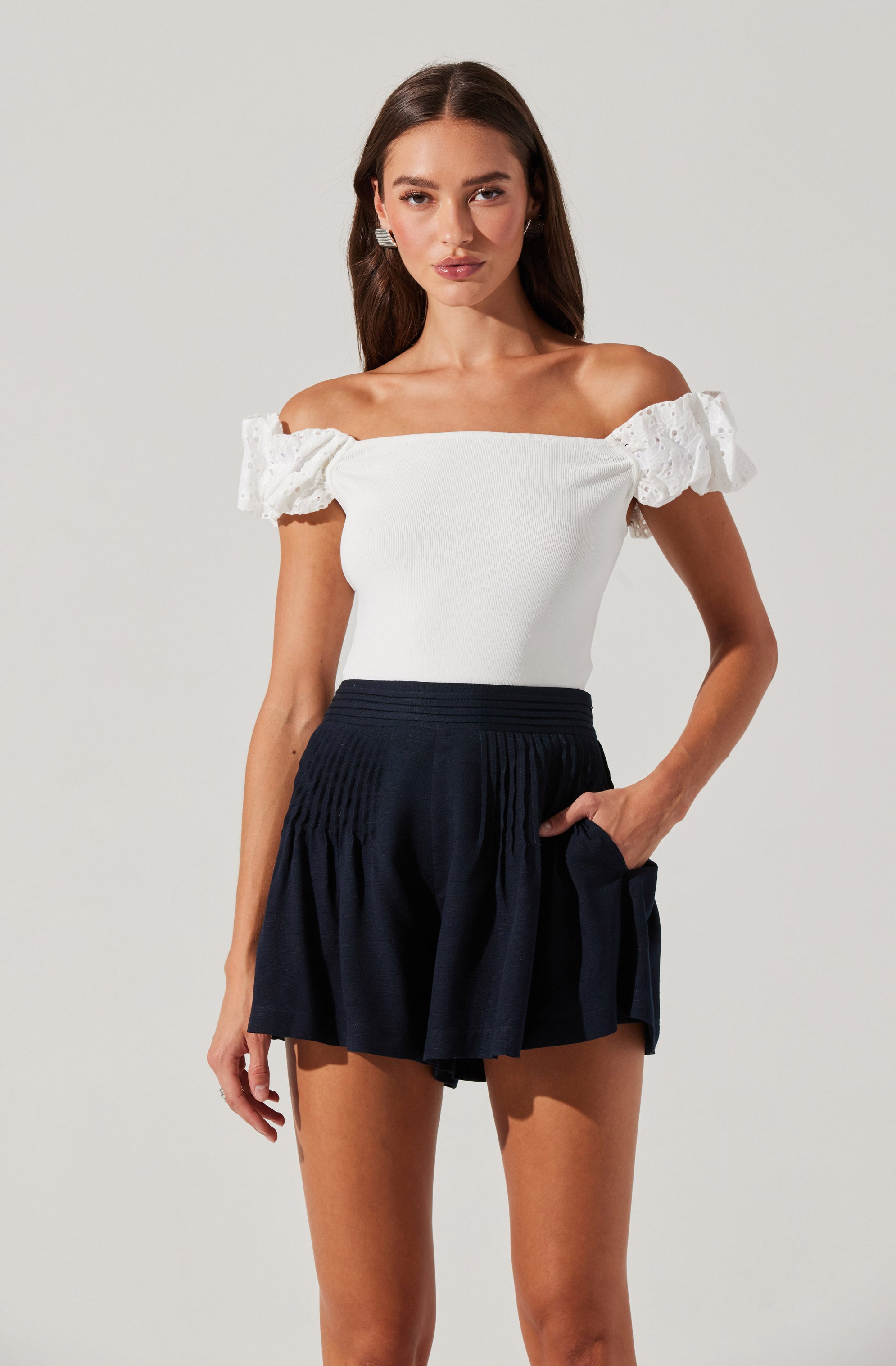 Ciro Linen-Blend Shorts