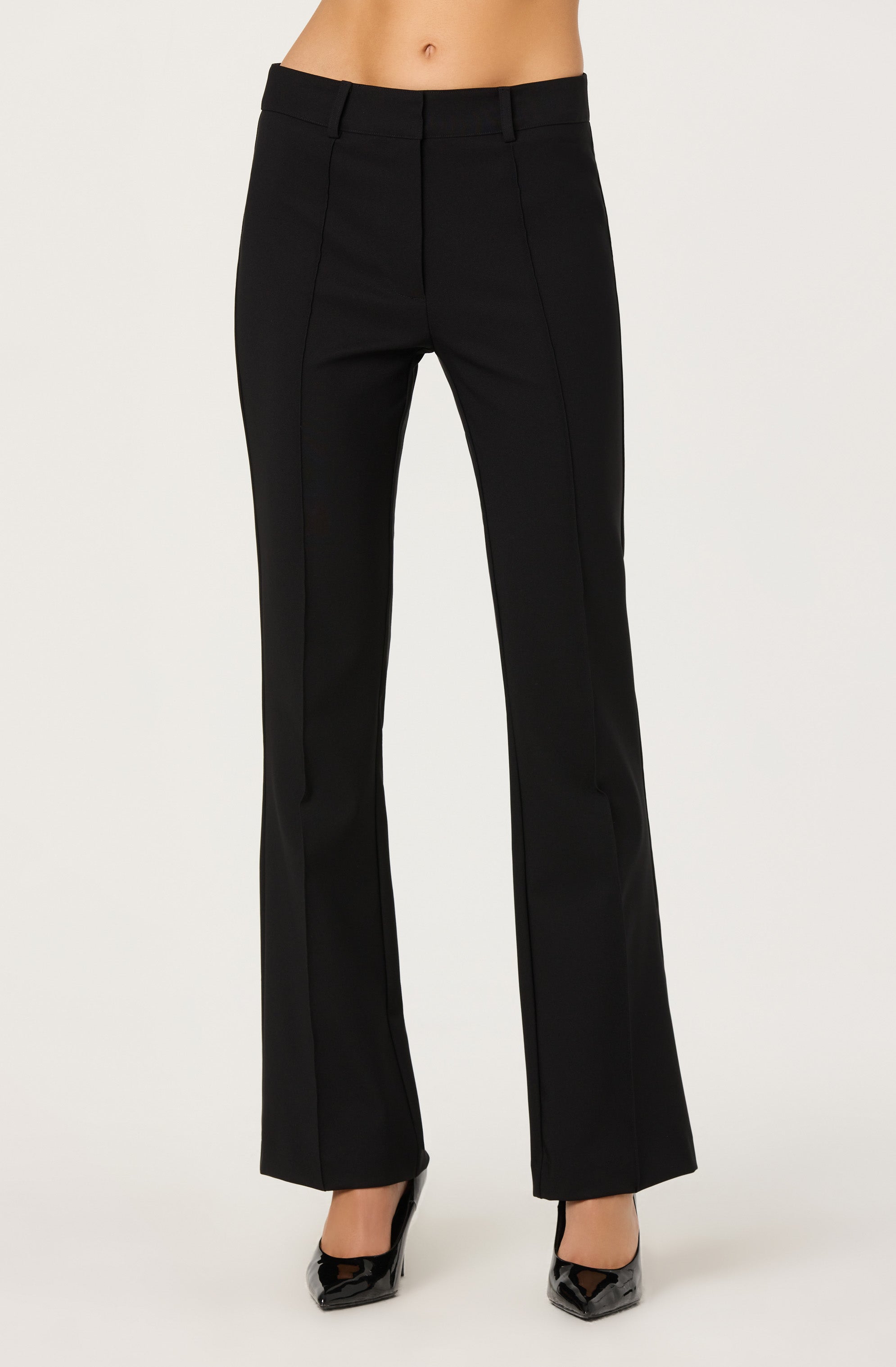 Andie Mid-Rise Pintuck Pants