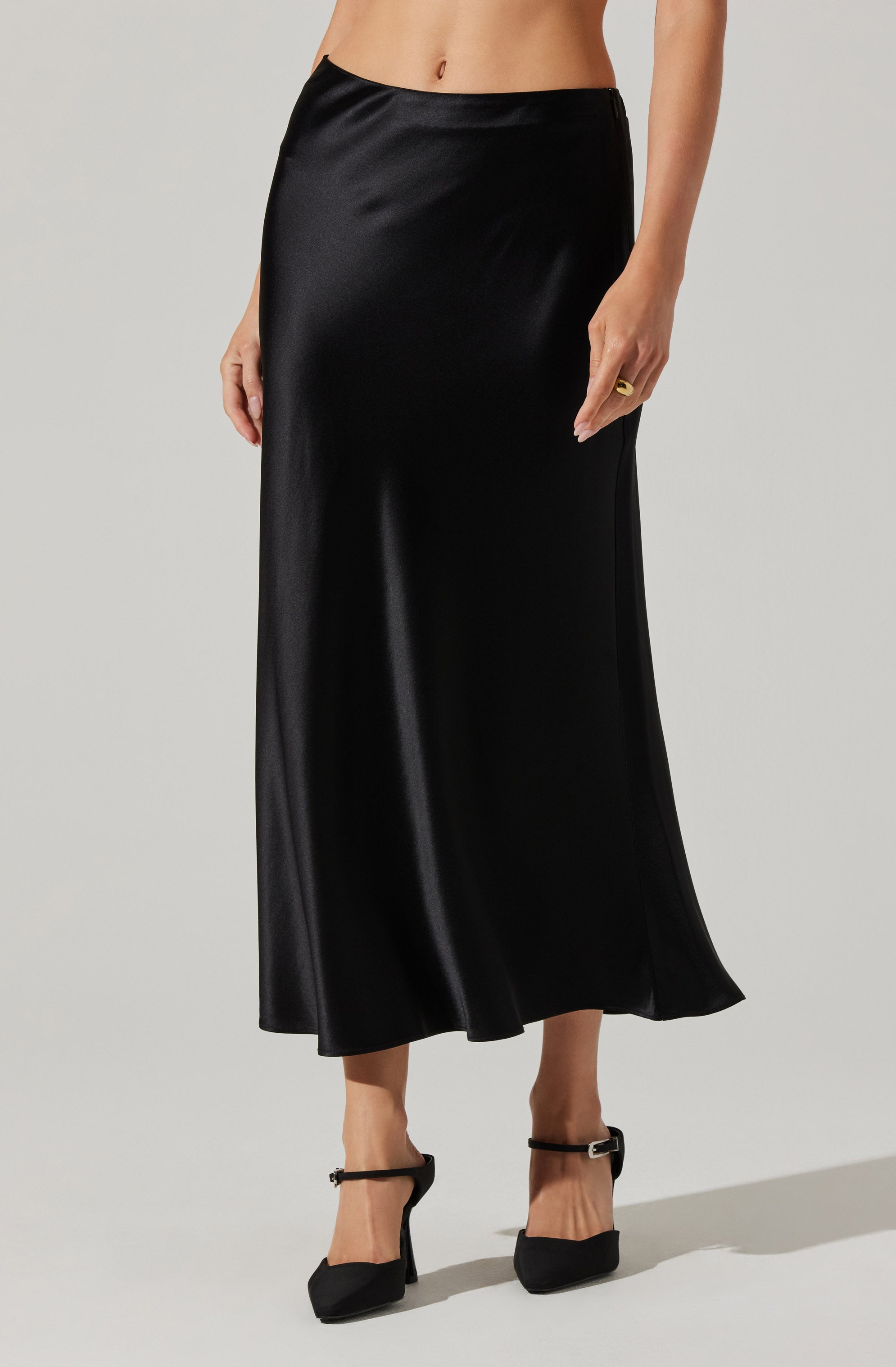 Windey Satin Maxi Skirt