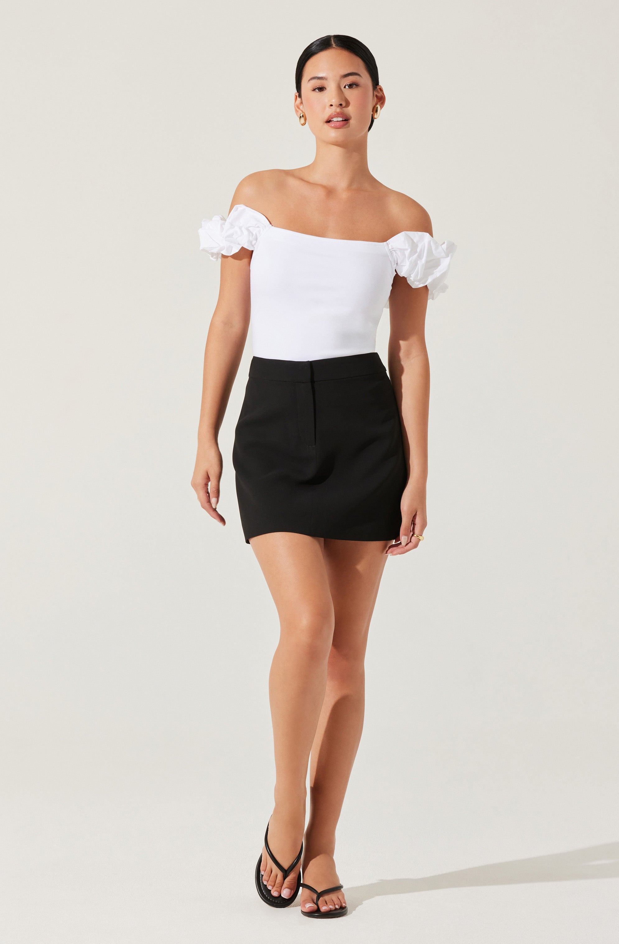 Bella Tailored Mini Skirt