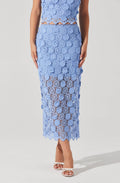 Jonae Crochet Lace Midi Skirt